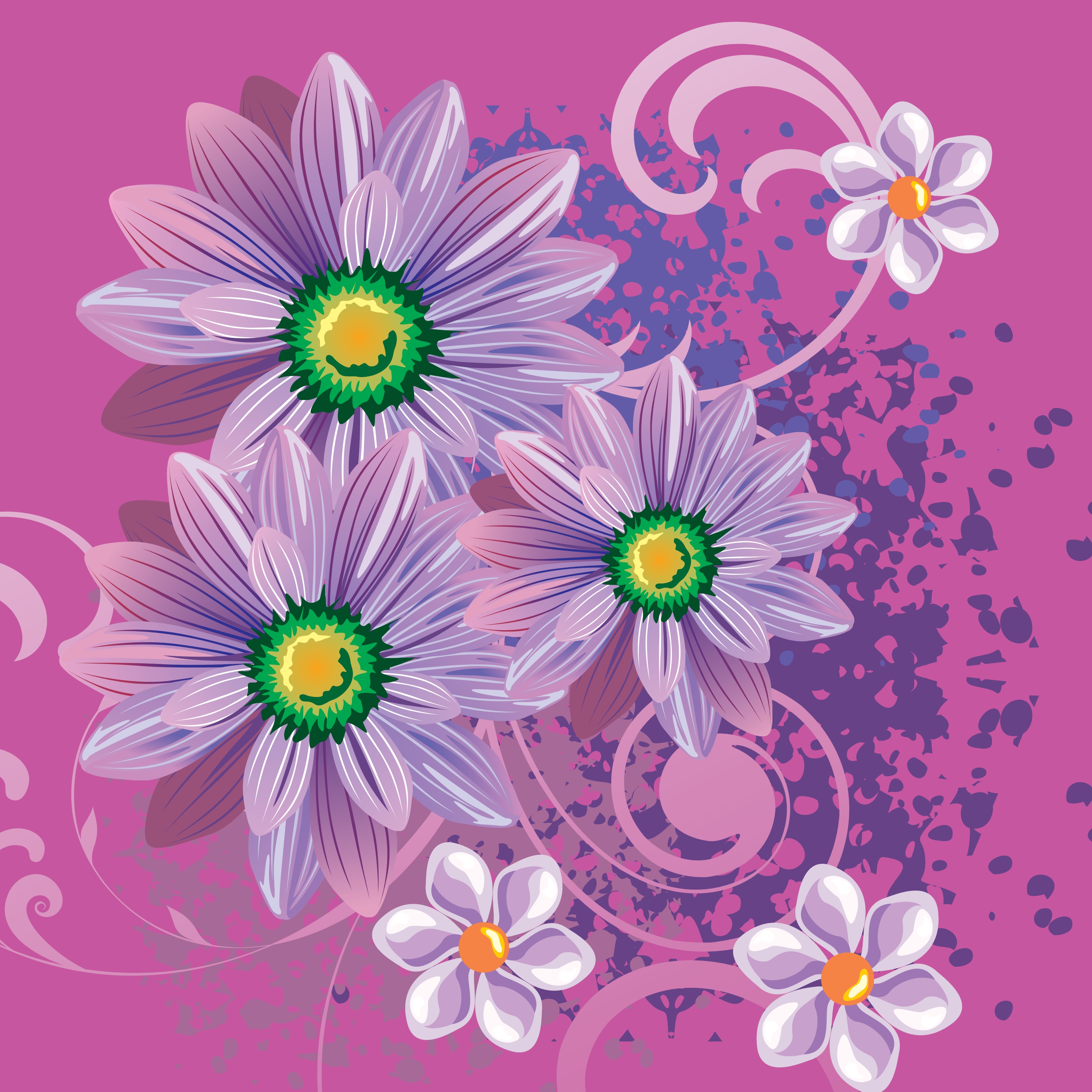 floral background vector