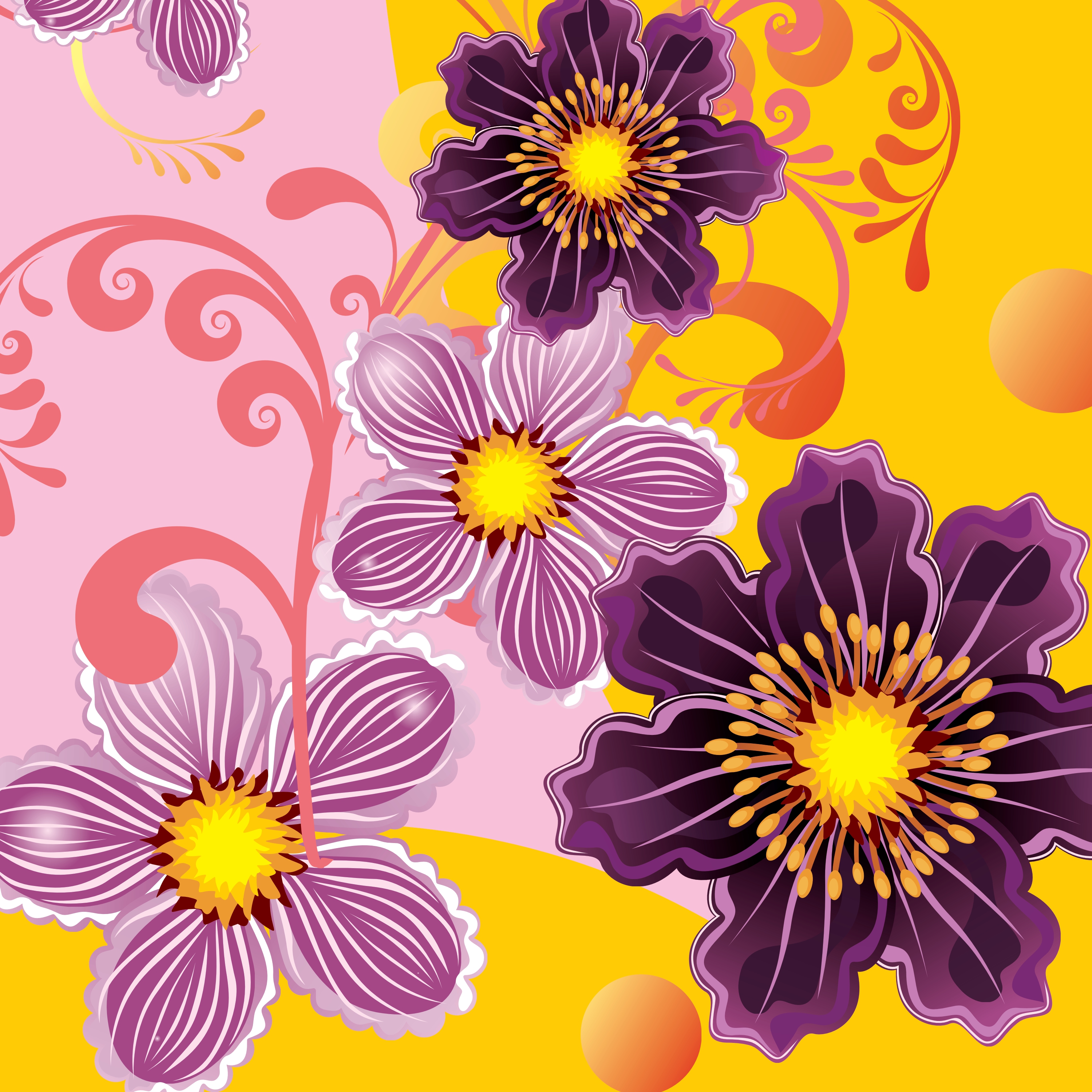 floral background vector