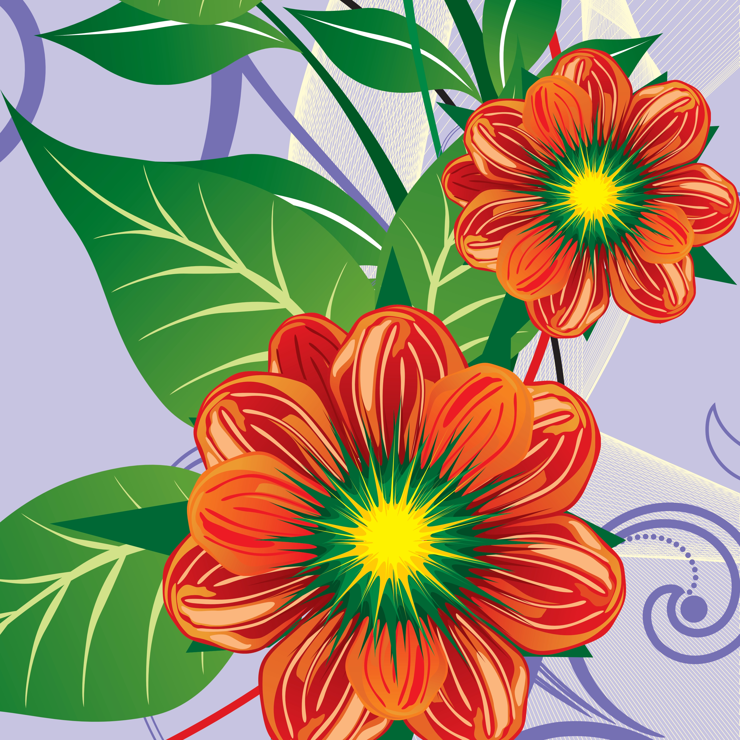 floral background vector