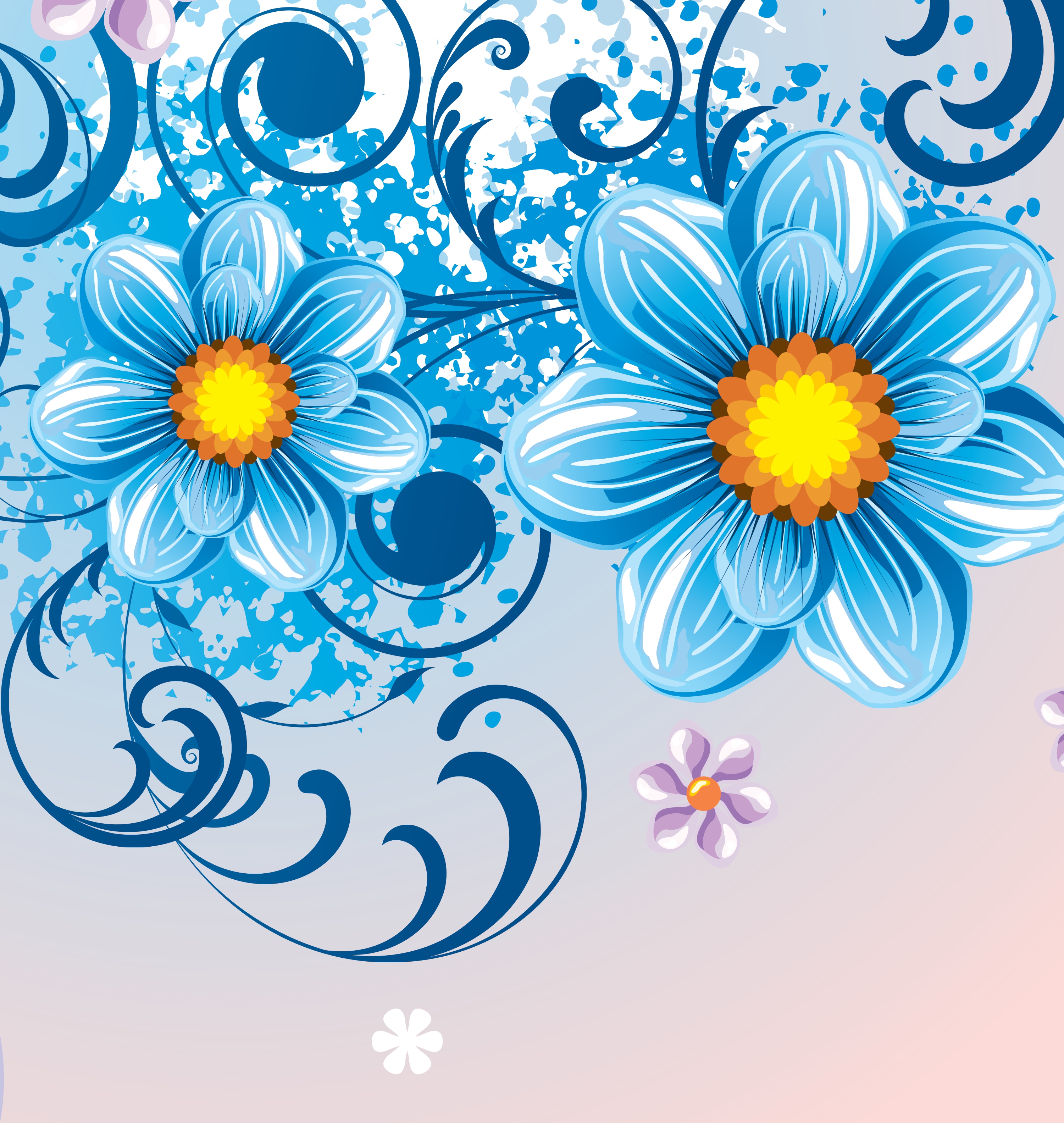 floral background vector