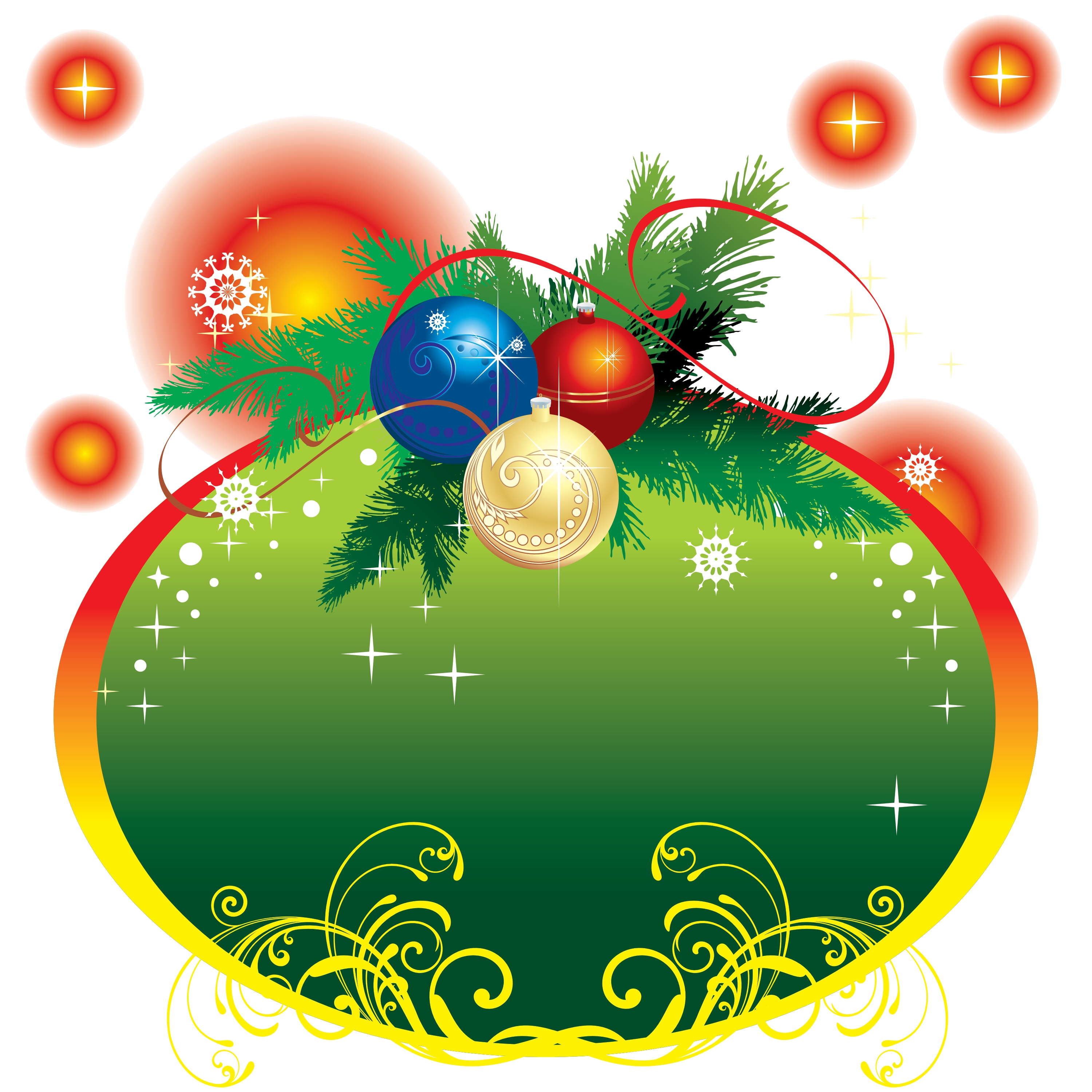 christmas frame vector