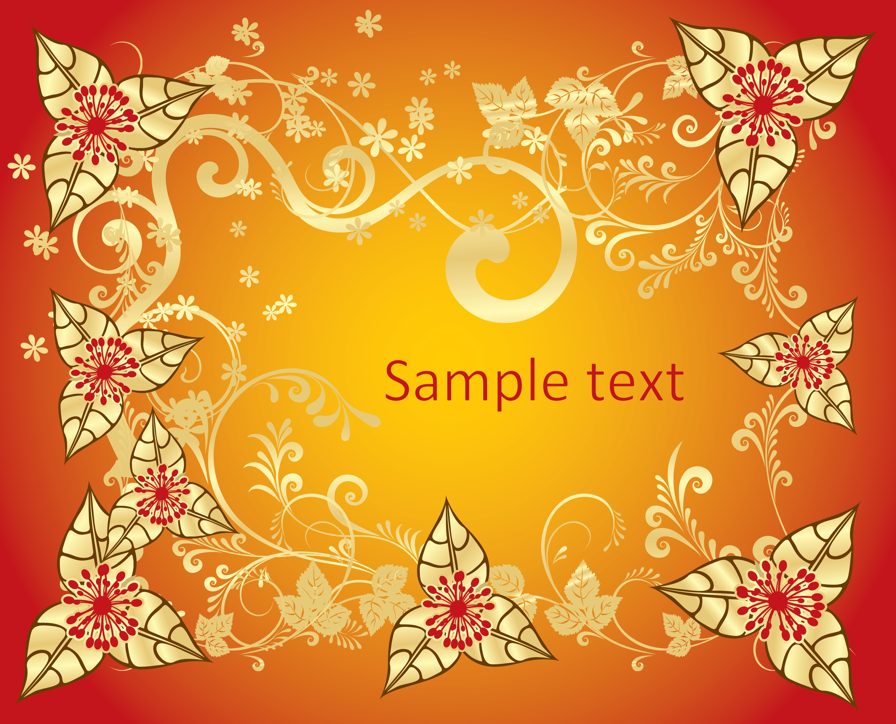 gold pattern vector