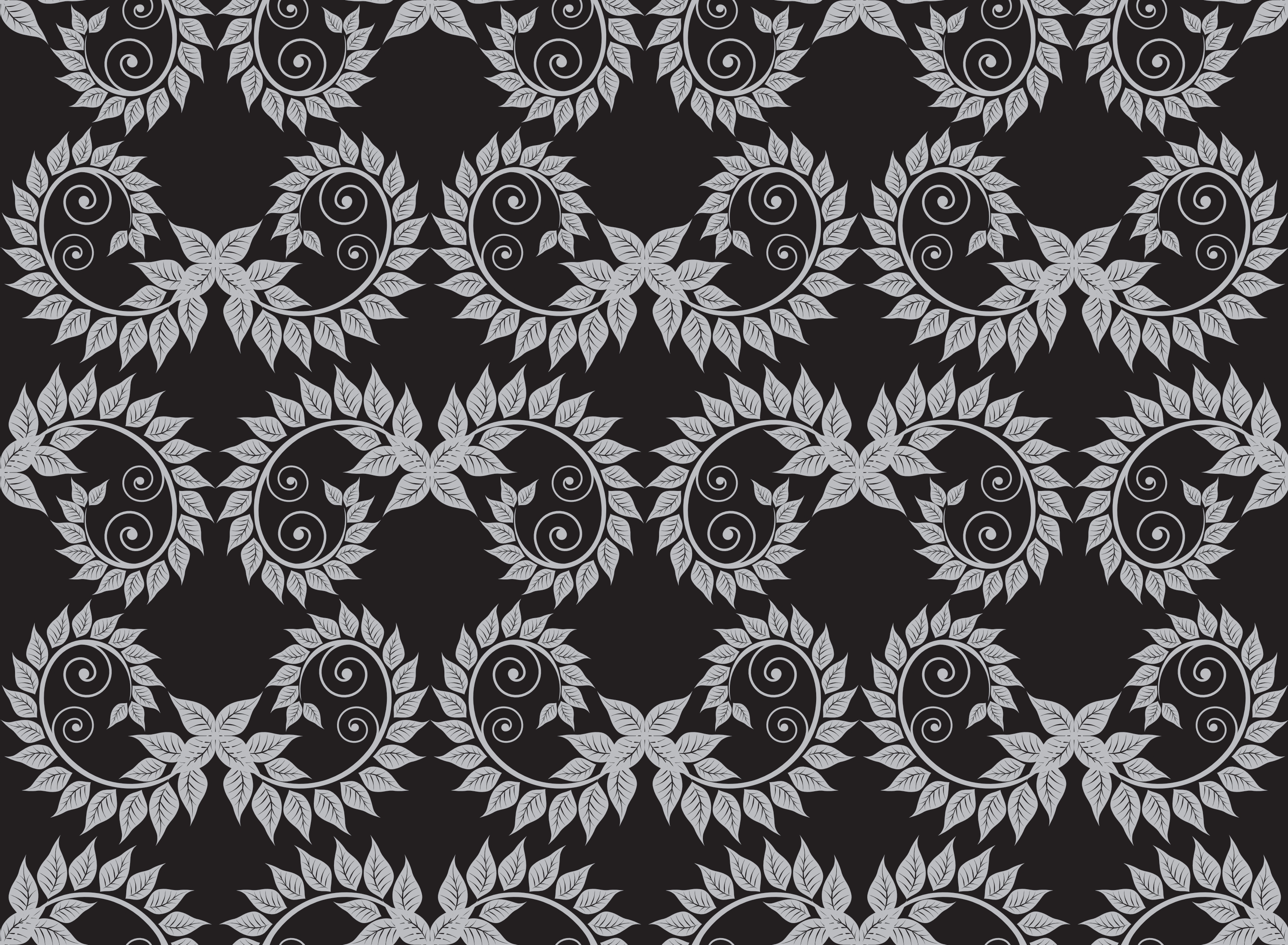 floral seamless background vector