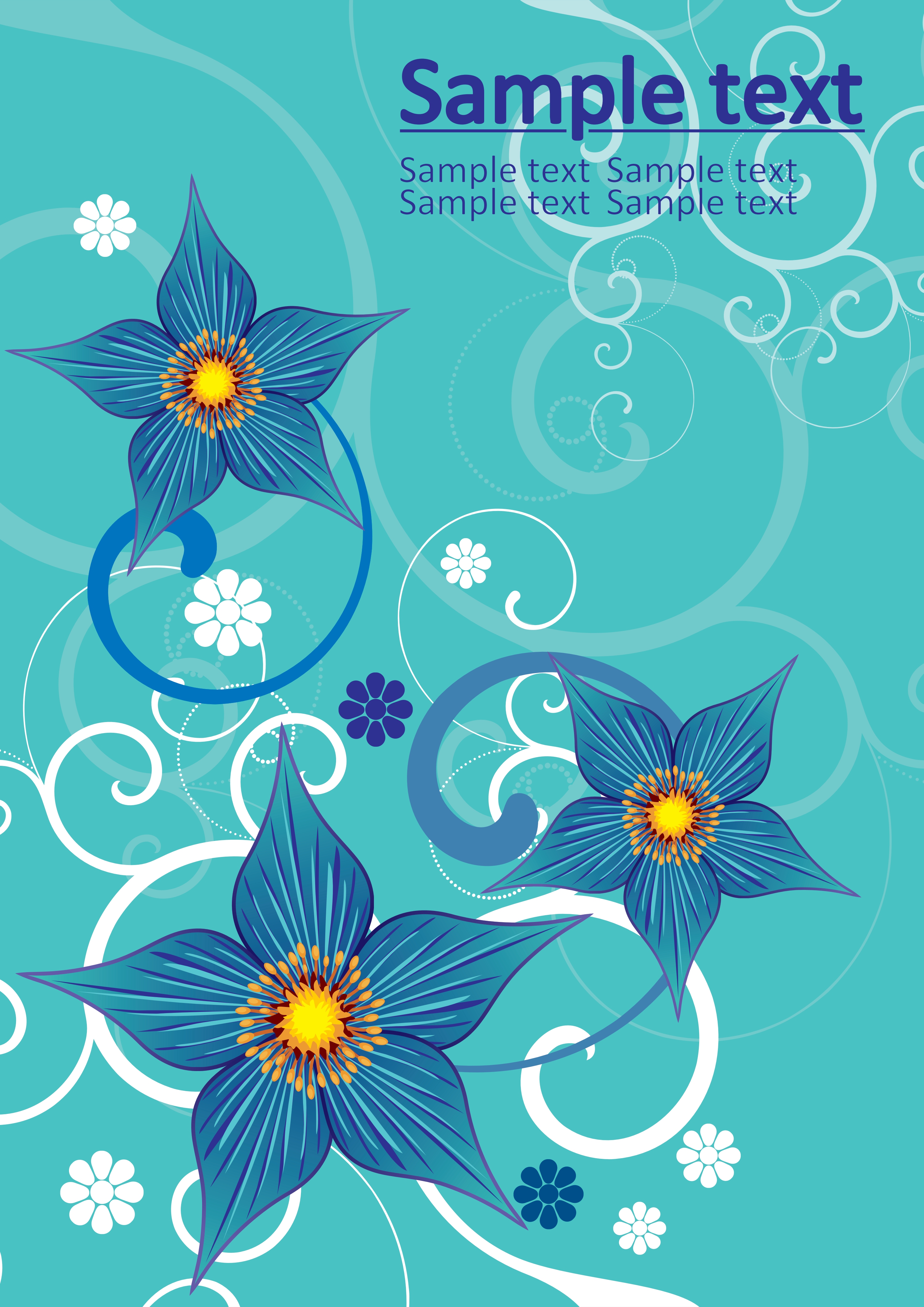 floral background vector