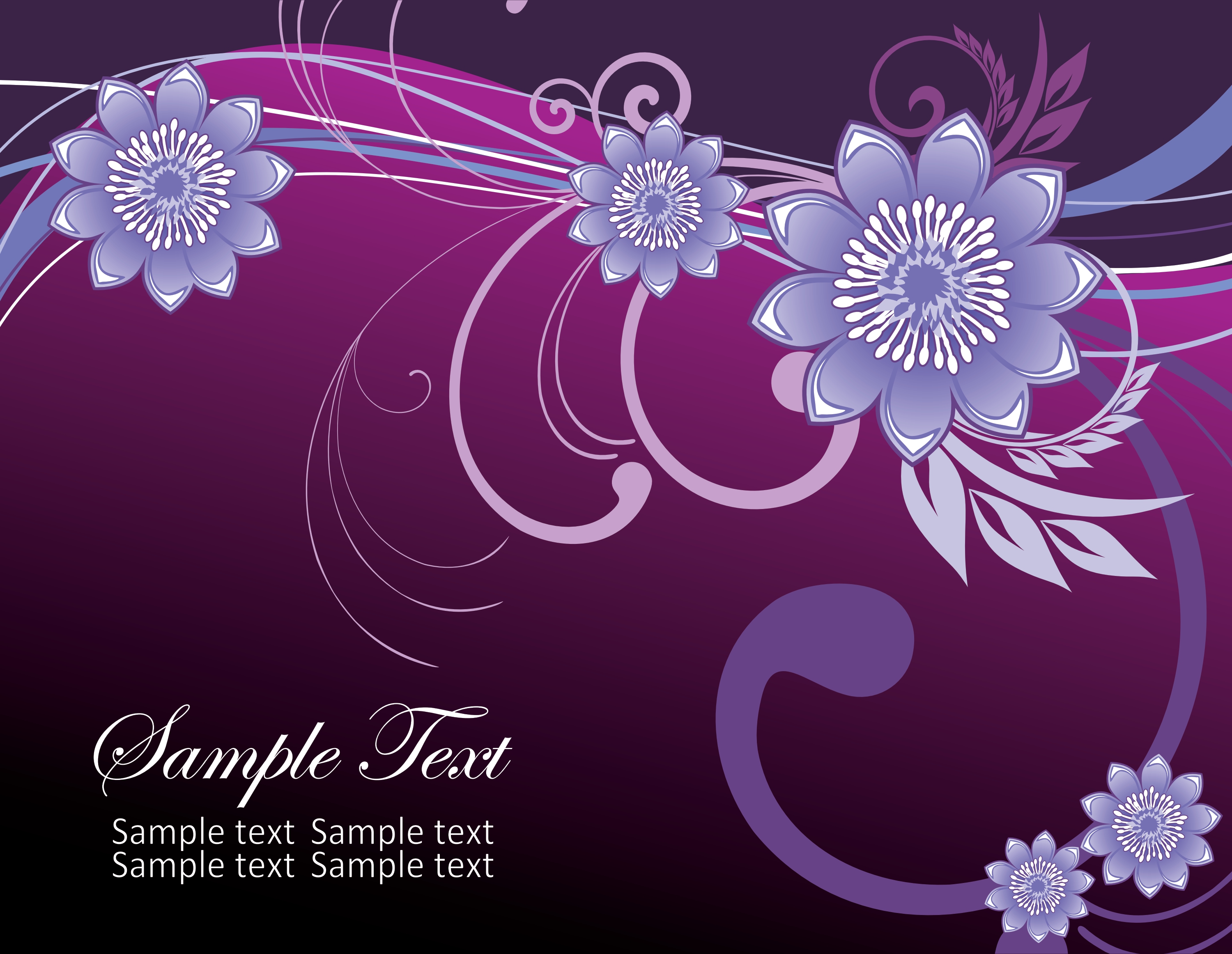 floral background vector