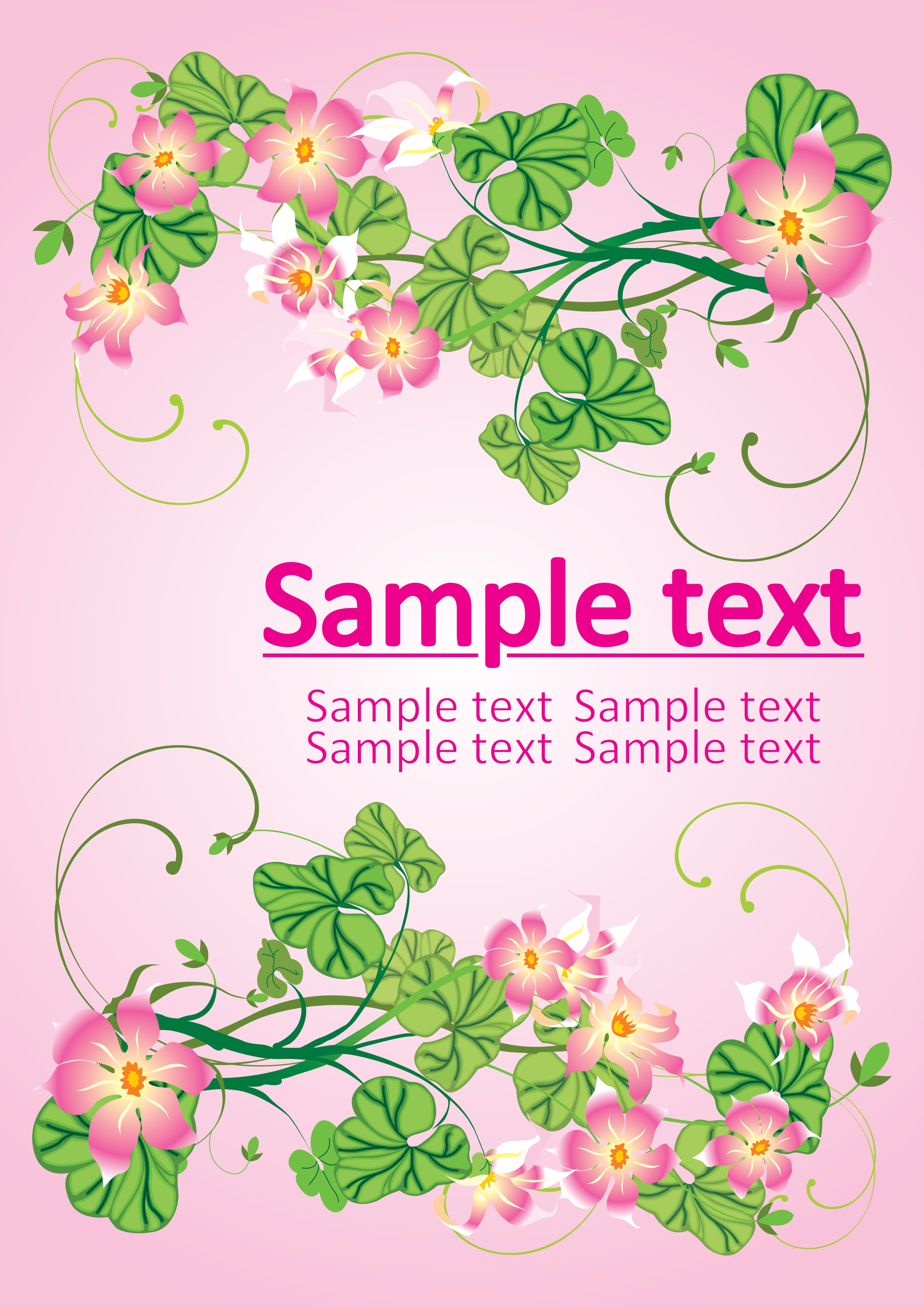 floral background vector