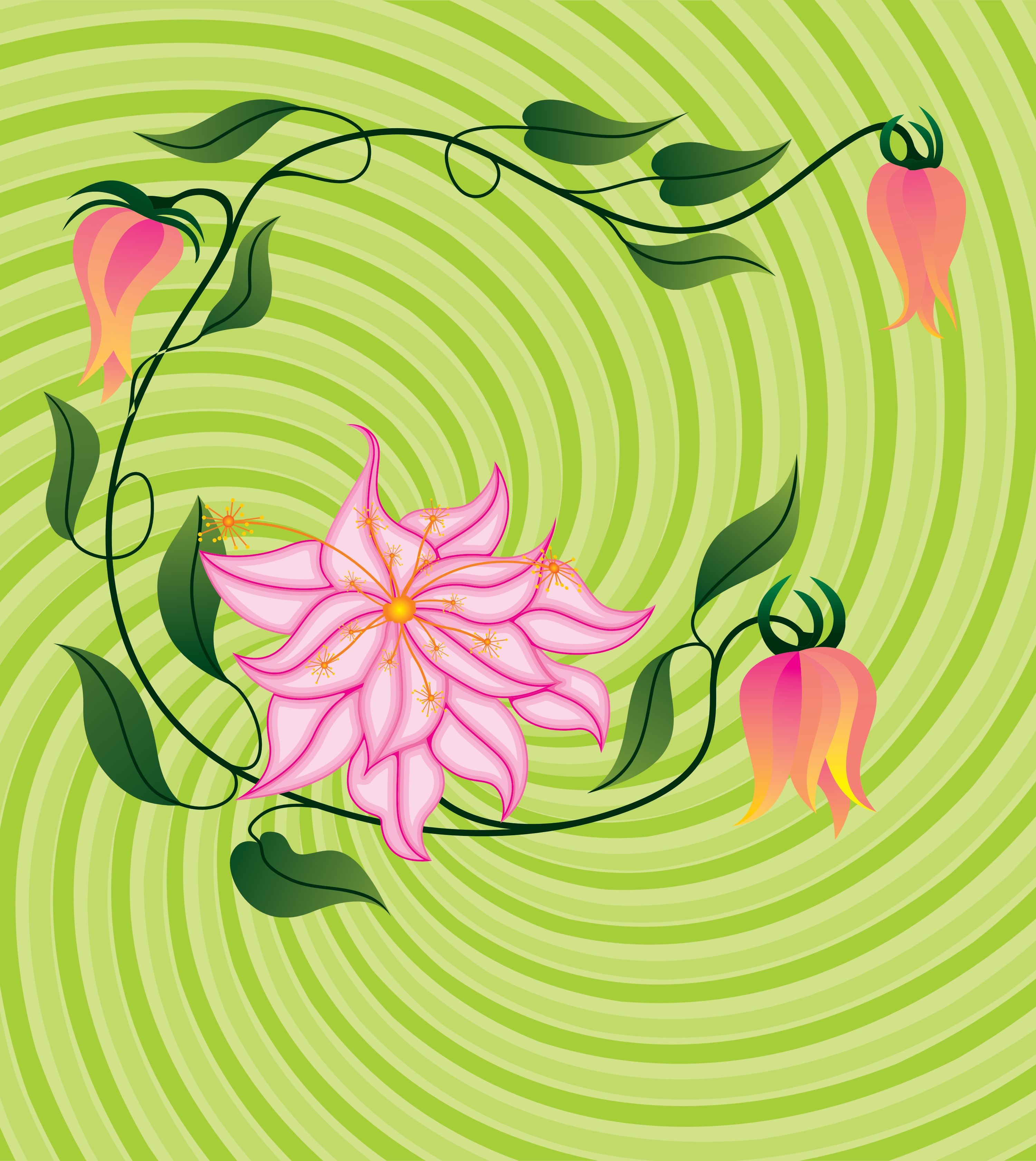 flower background vector