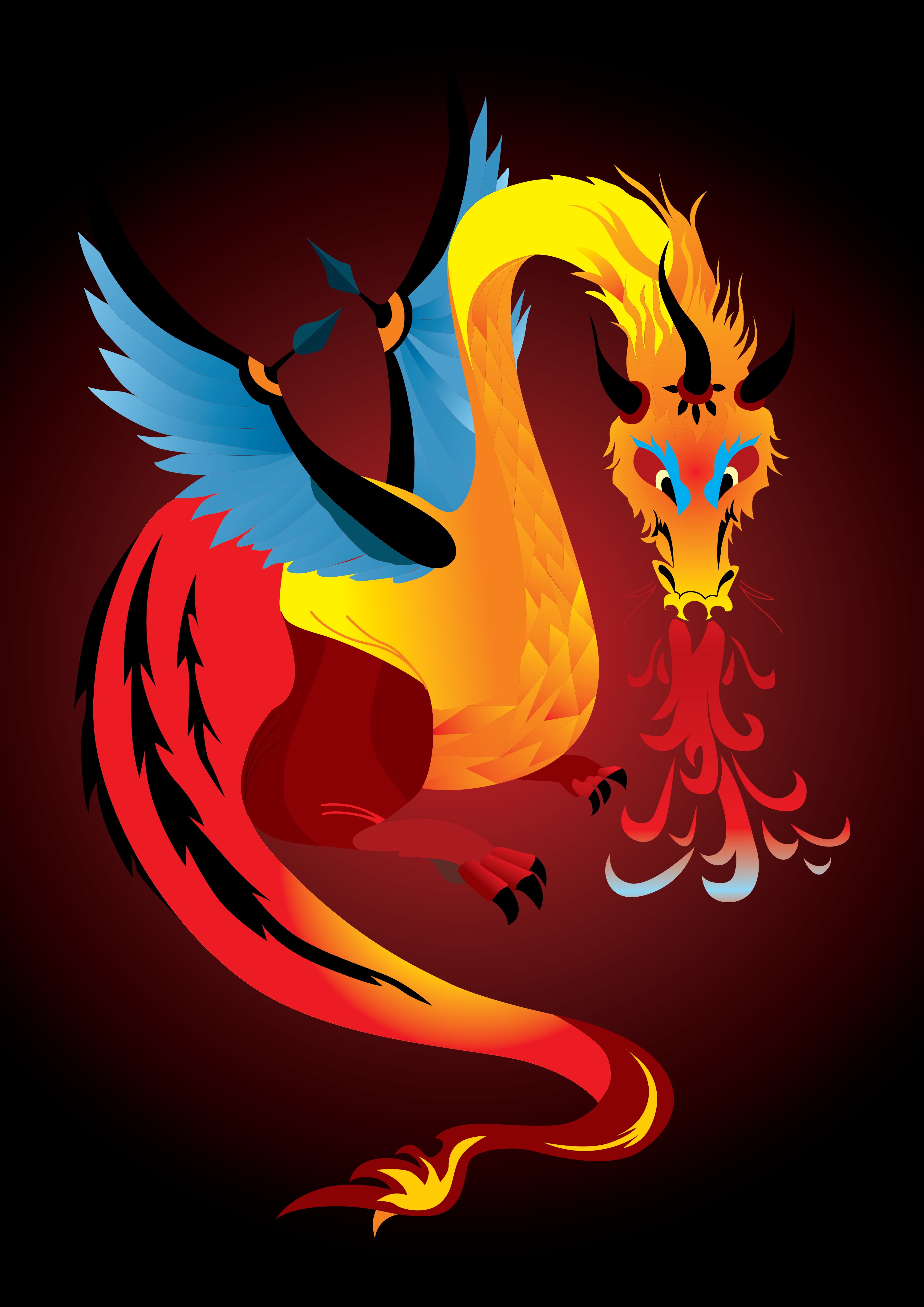 dragon vector