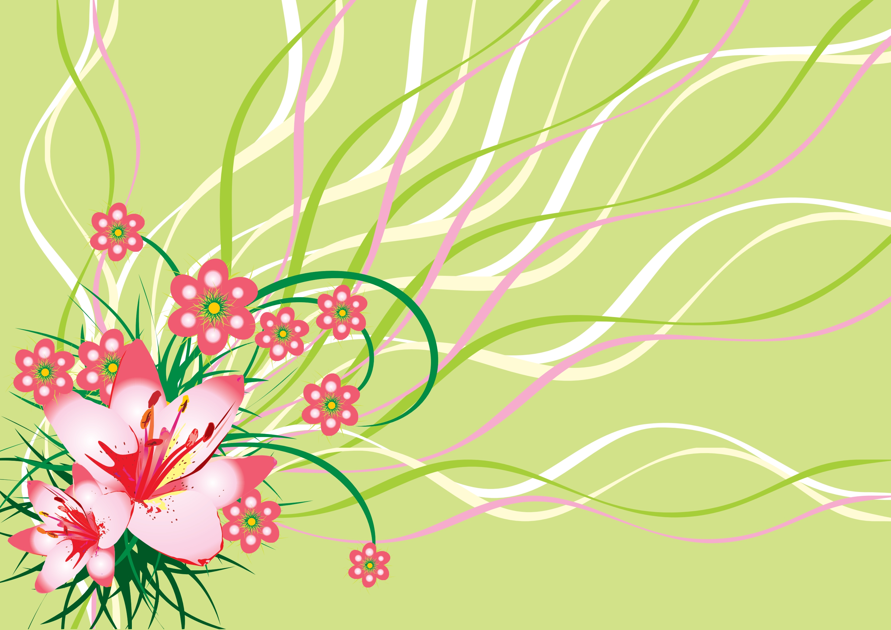 floral background vector