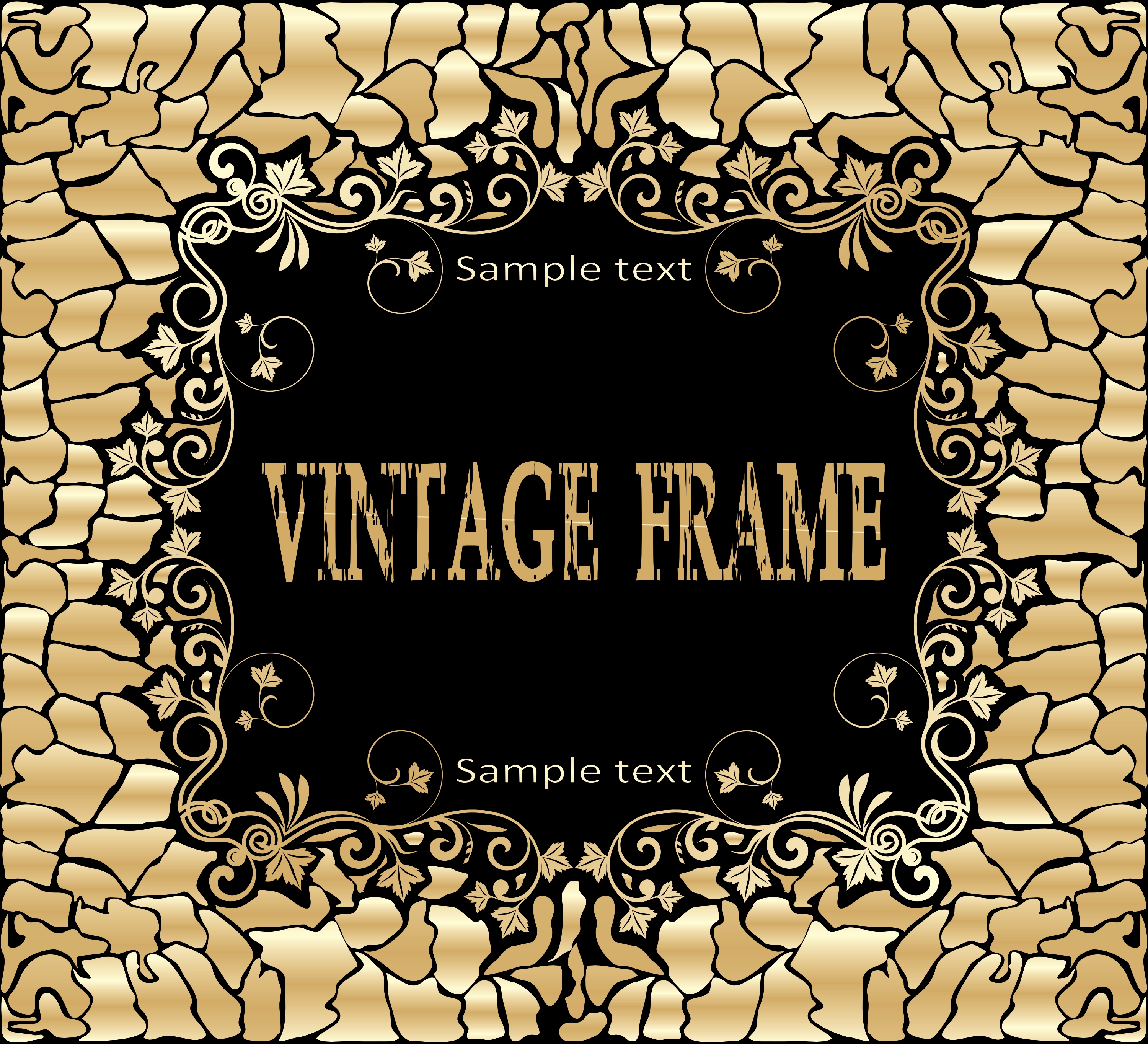 abstract frame vector