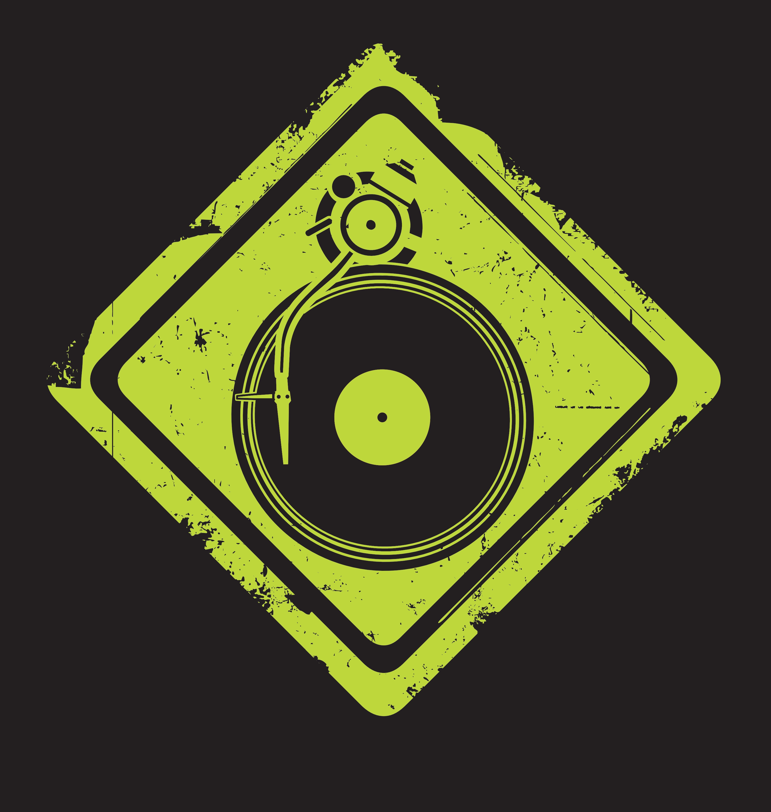 turntable vector