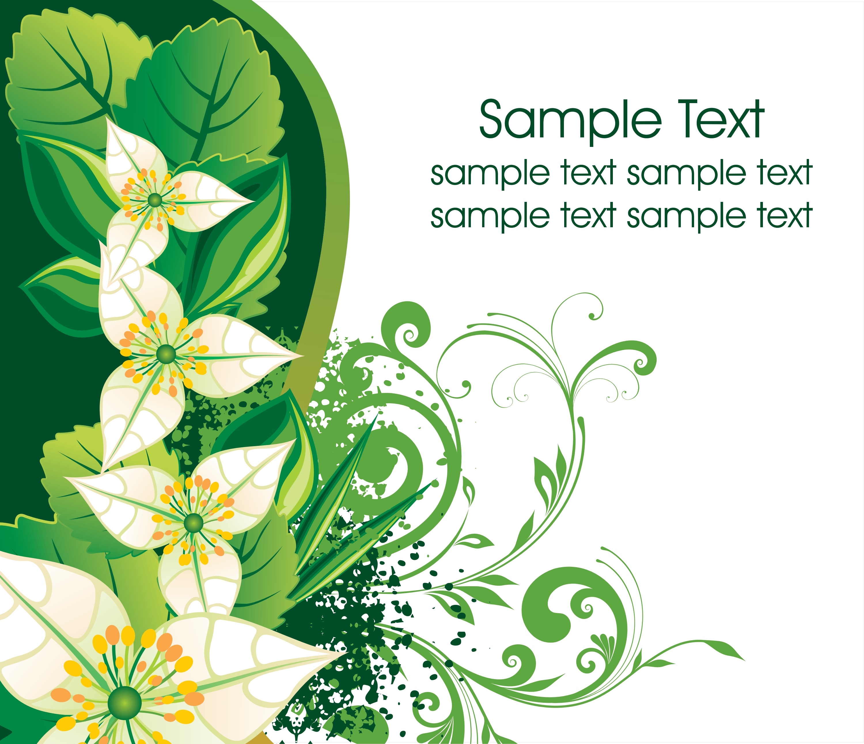 floral background vector