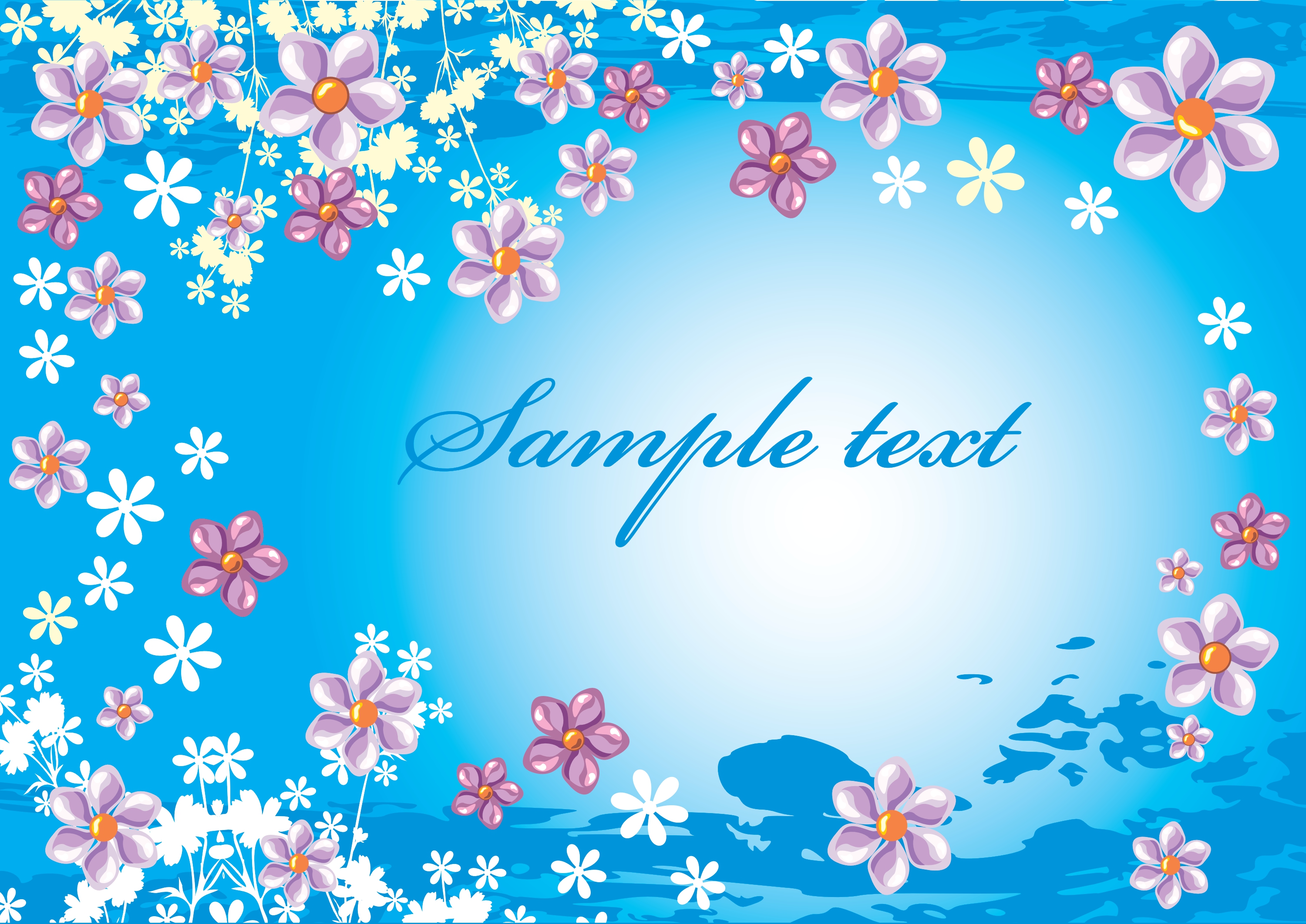 floral background vector