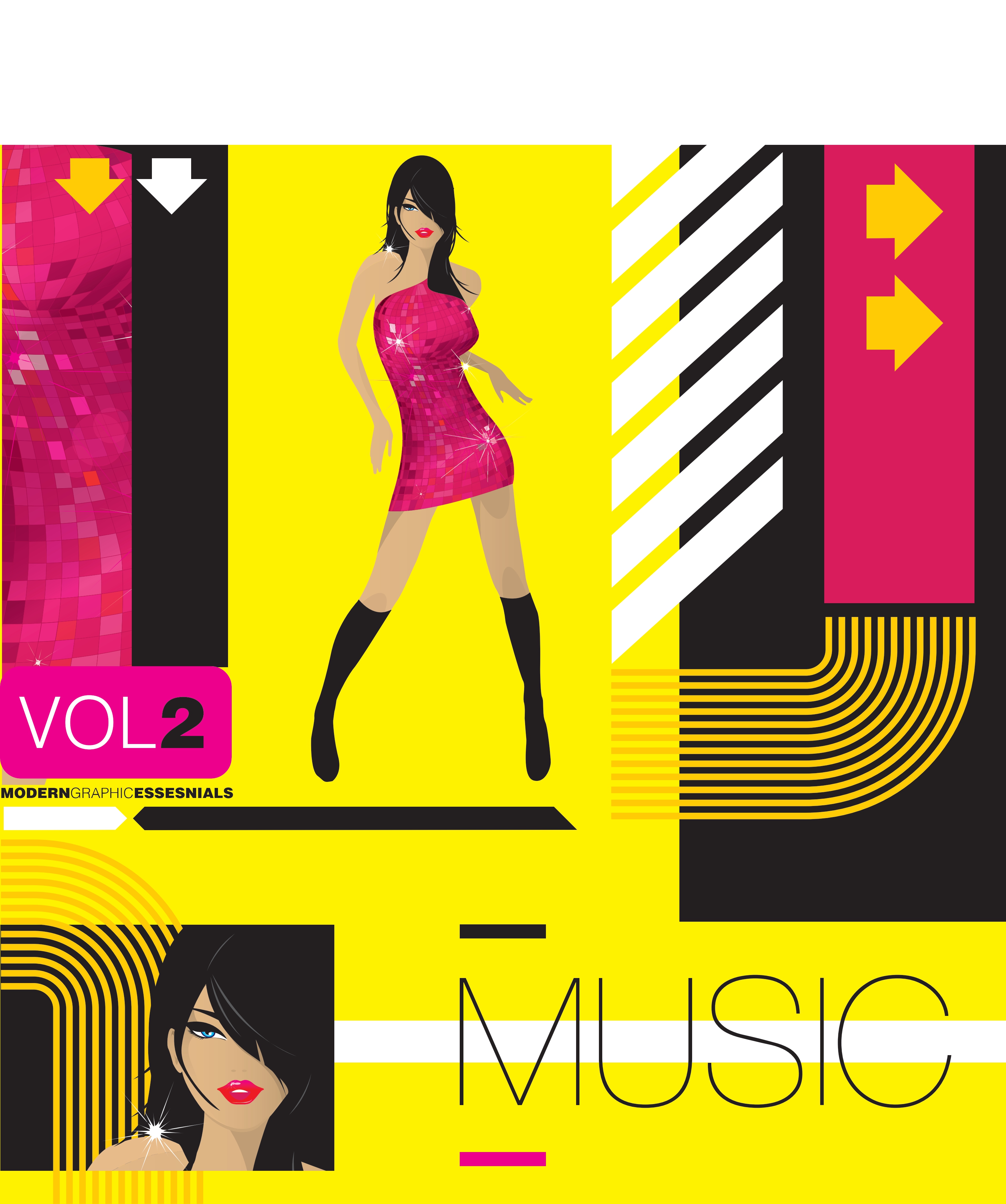 modern music vector