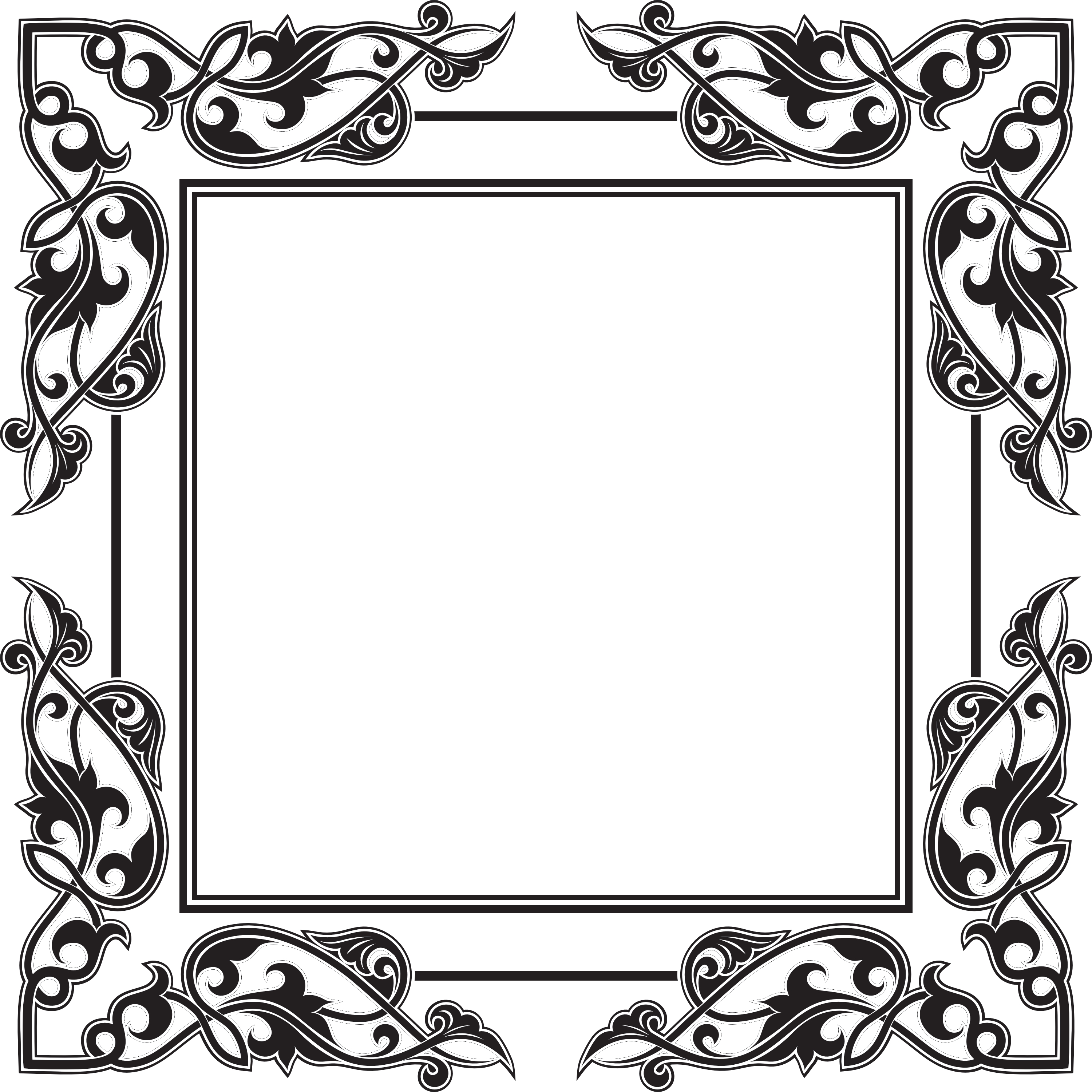 vintage frame vector