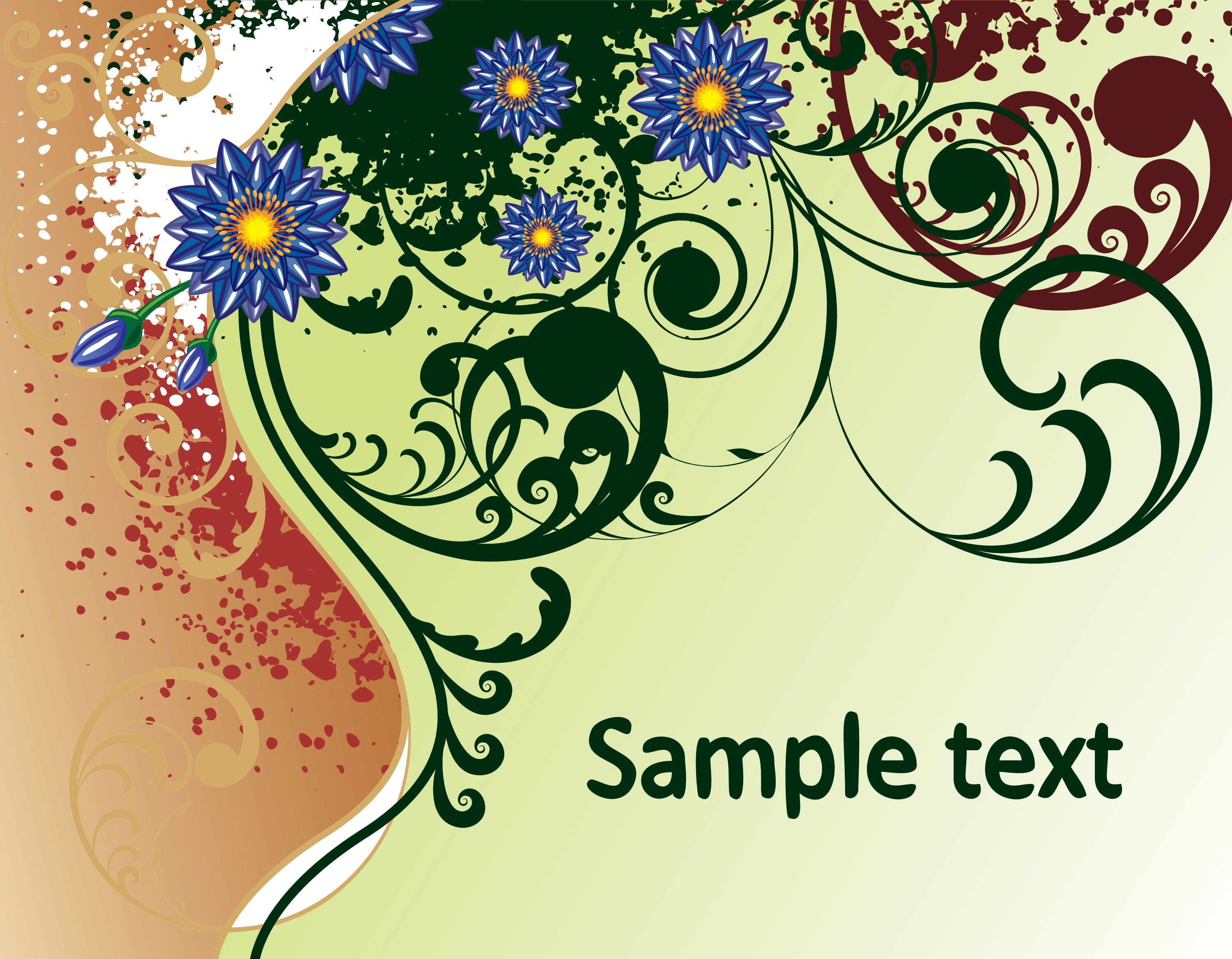 floral background vector