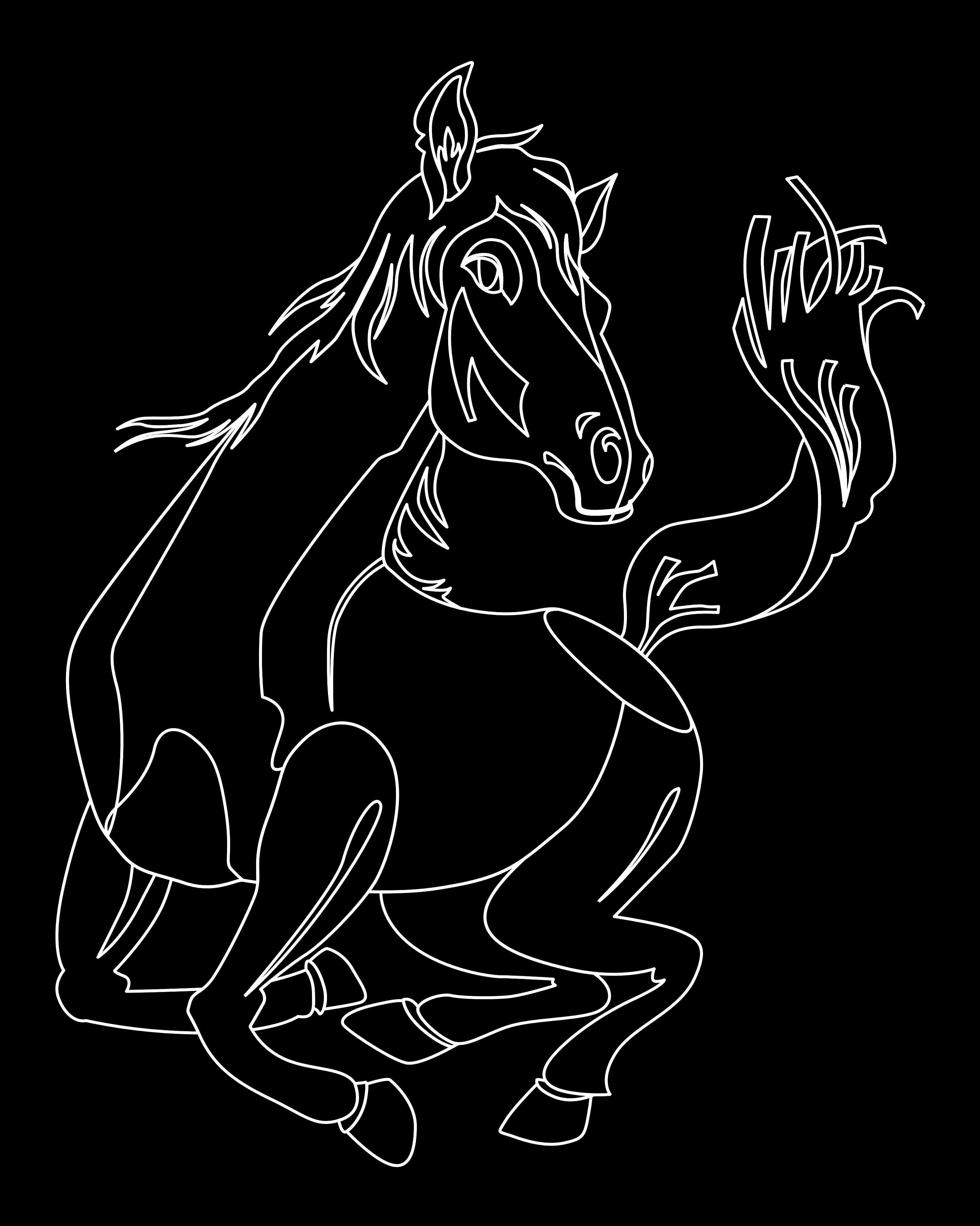 horse vector