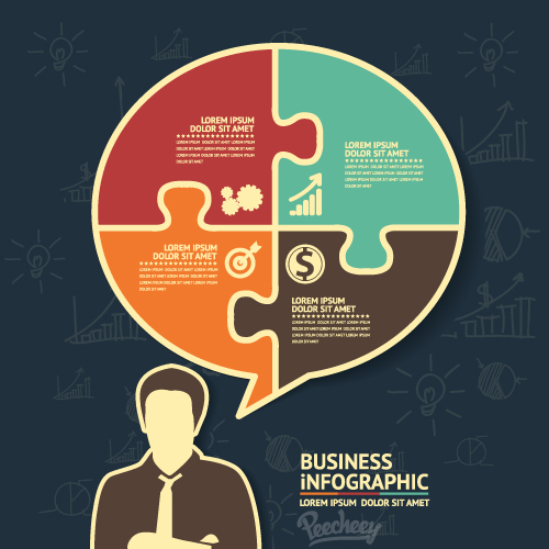 business concept infographic