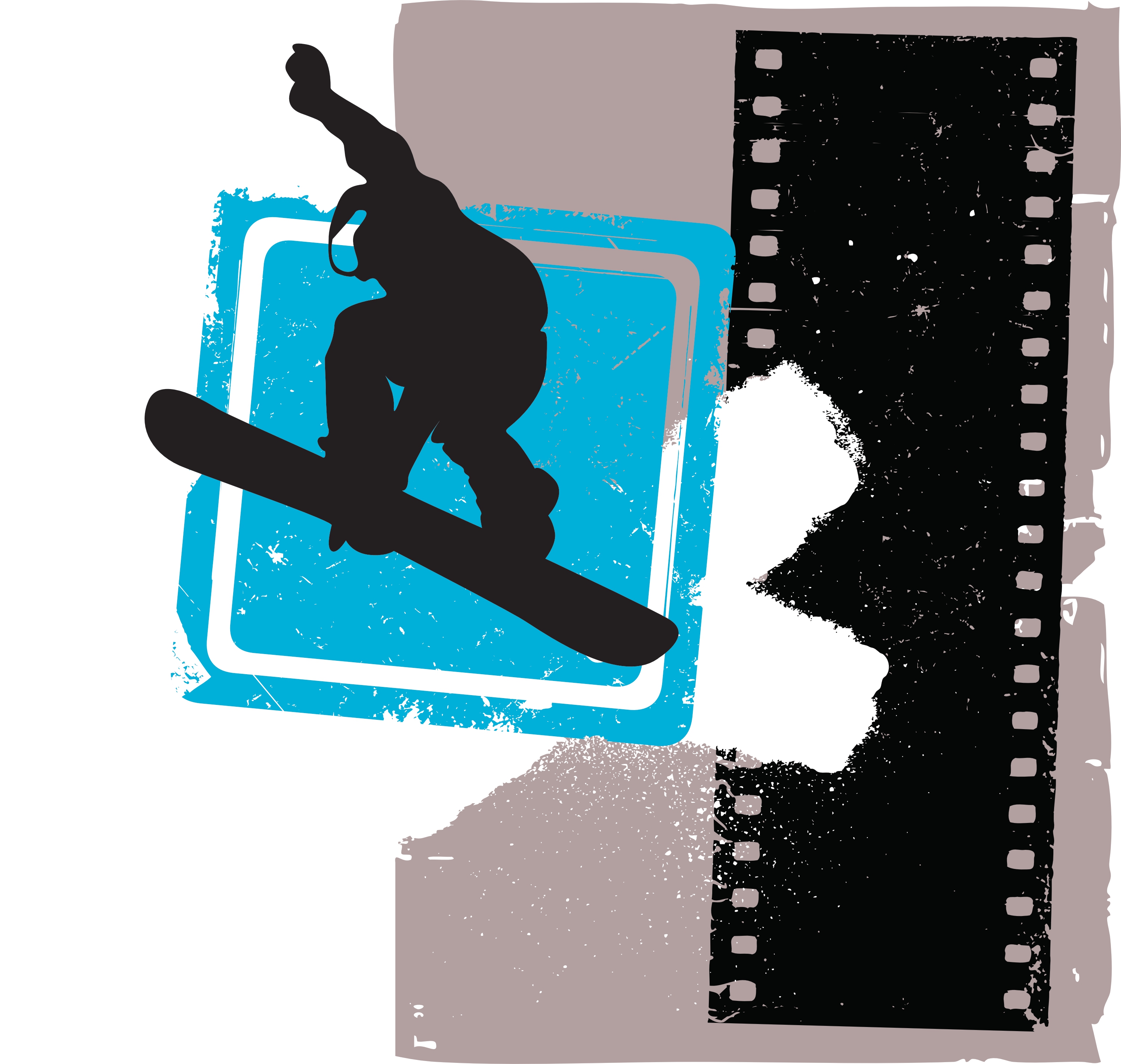 snowboarder vector