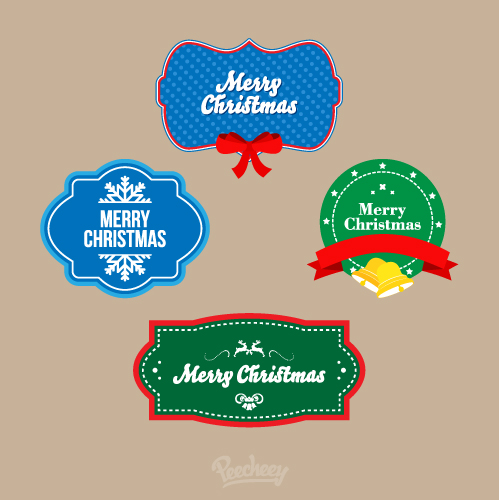 christmas stickers