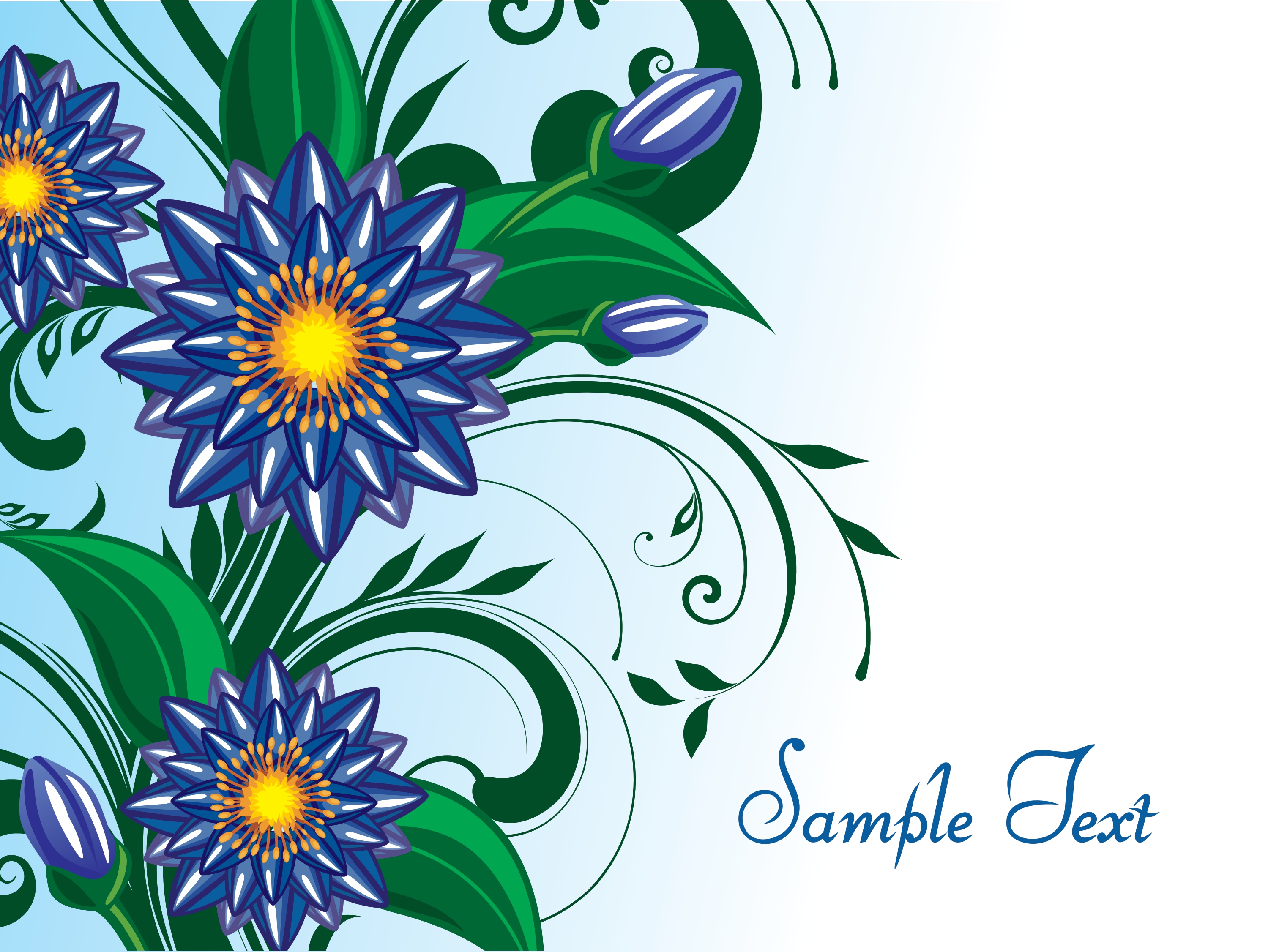 floral page vector