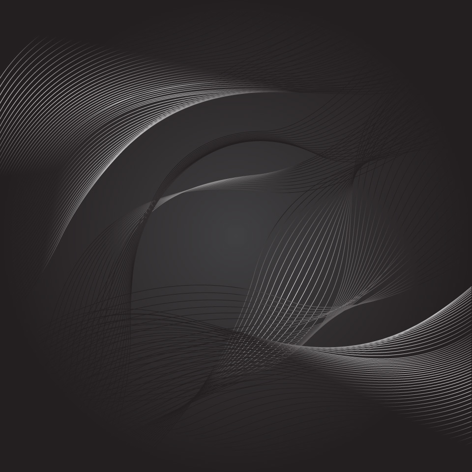 dark abstract back swirls lines vector design