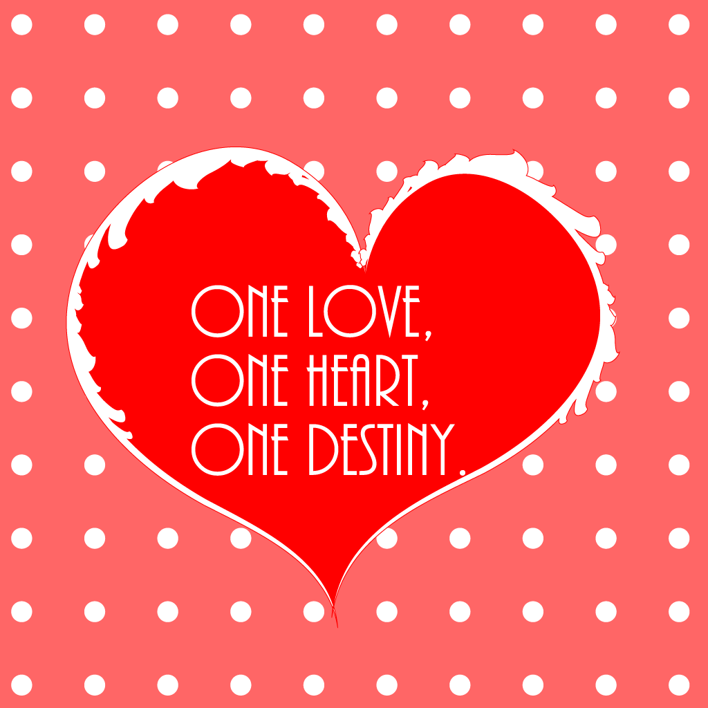 red valentine heart on dot background vector image