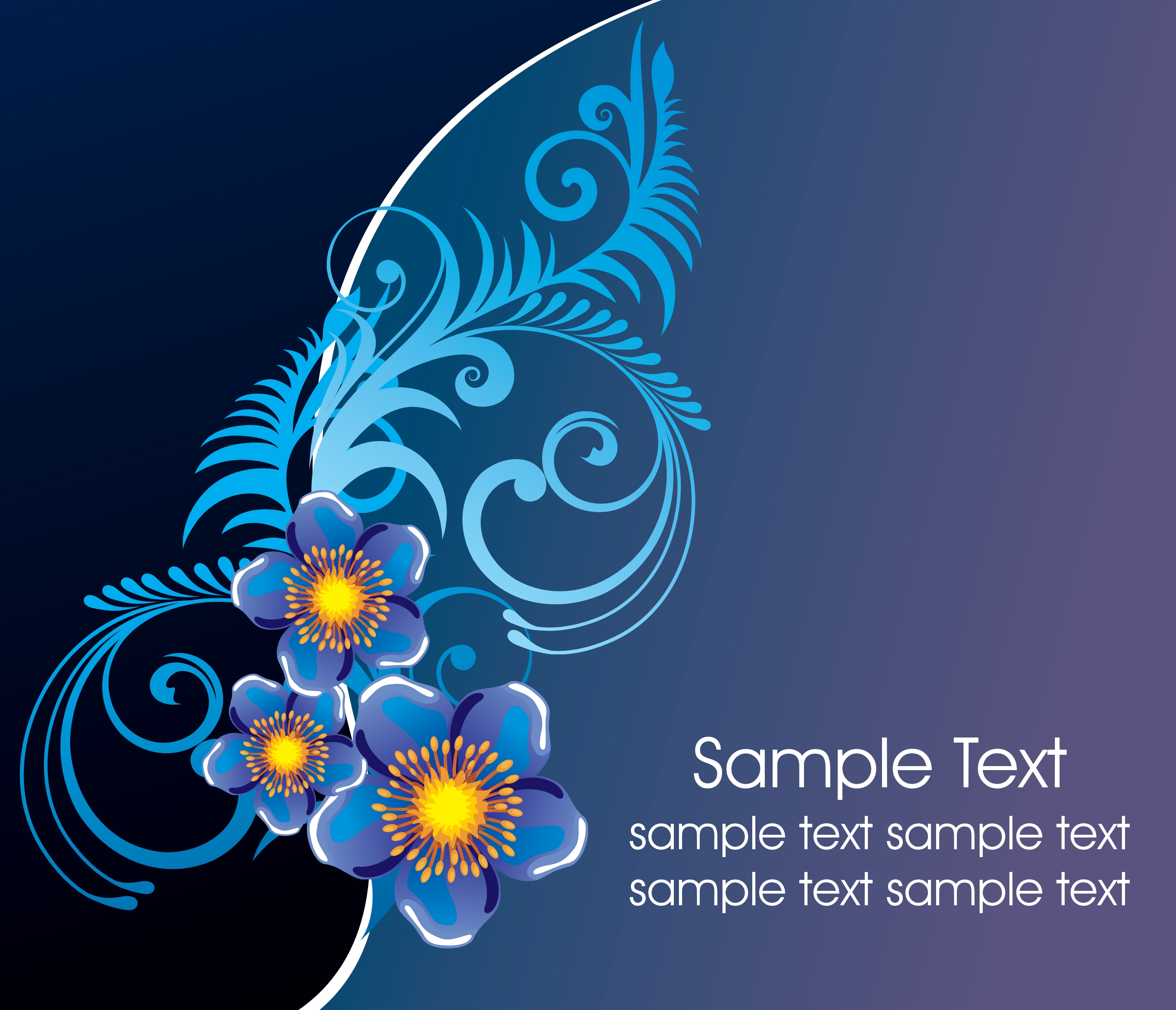 floral background vector