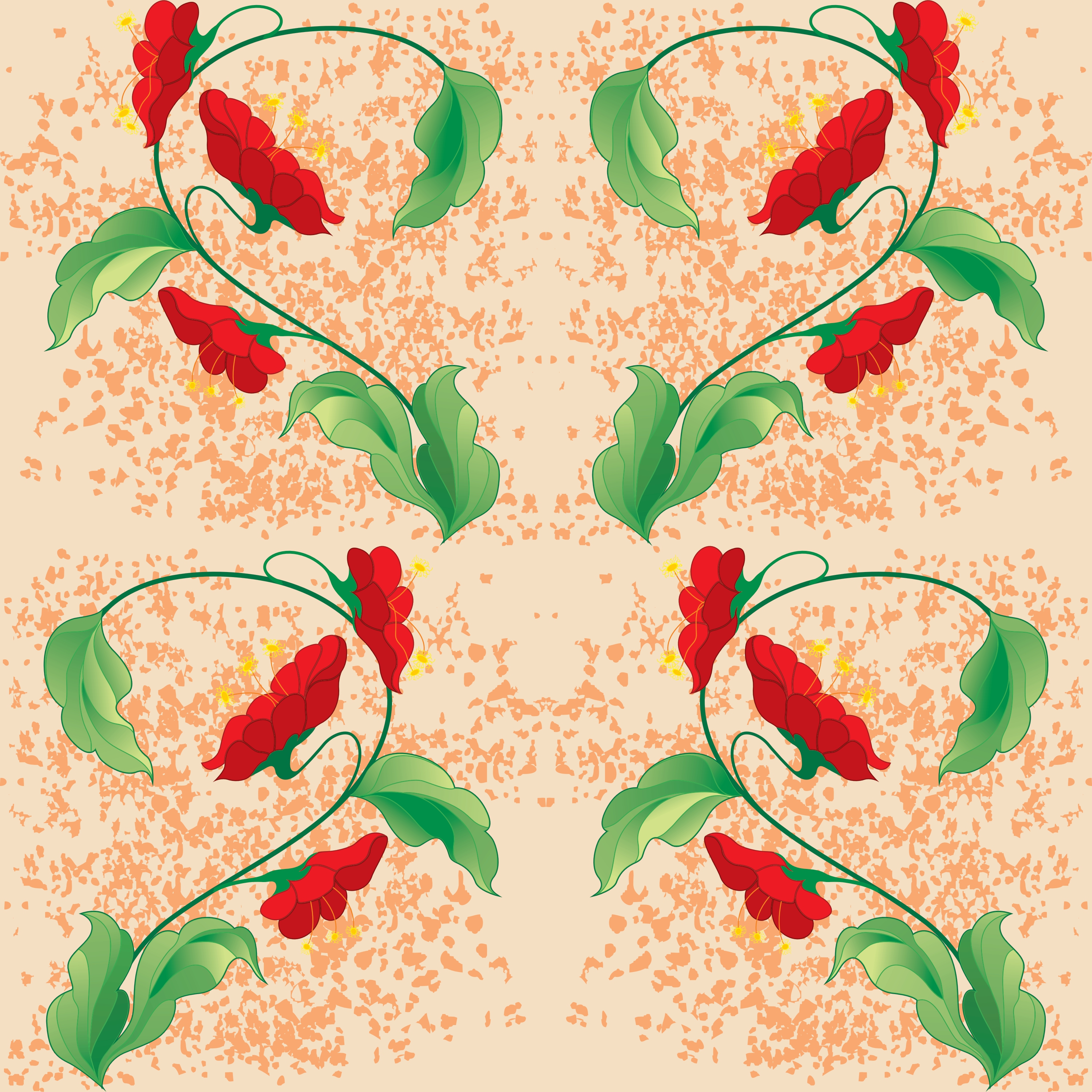 floral backgorund vector