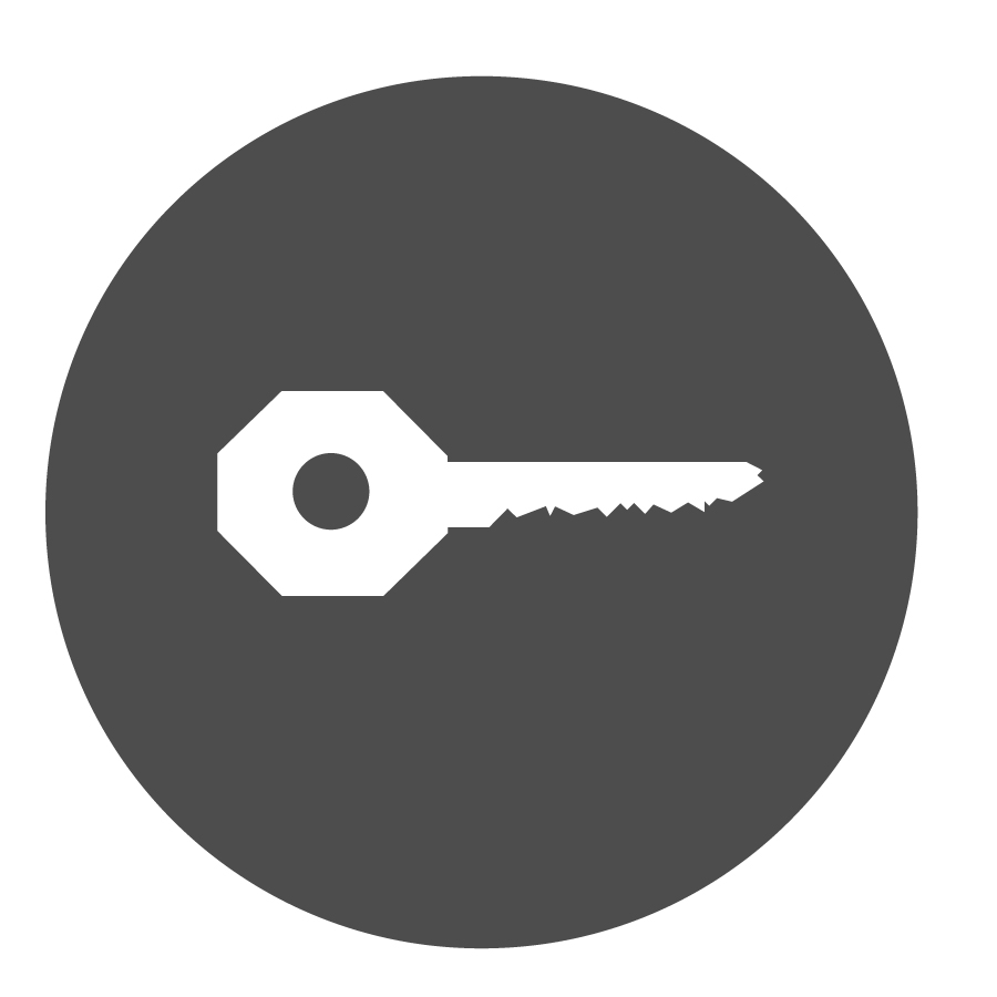 grey key icon