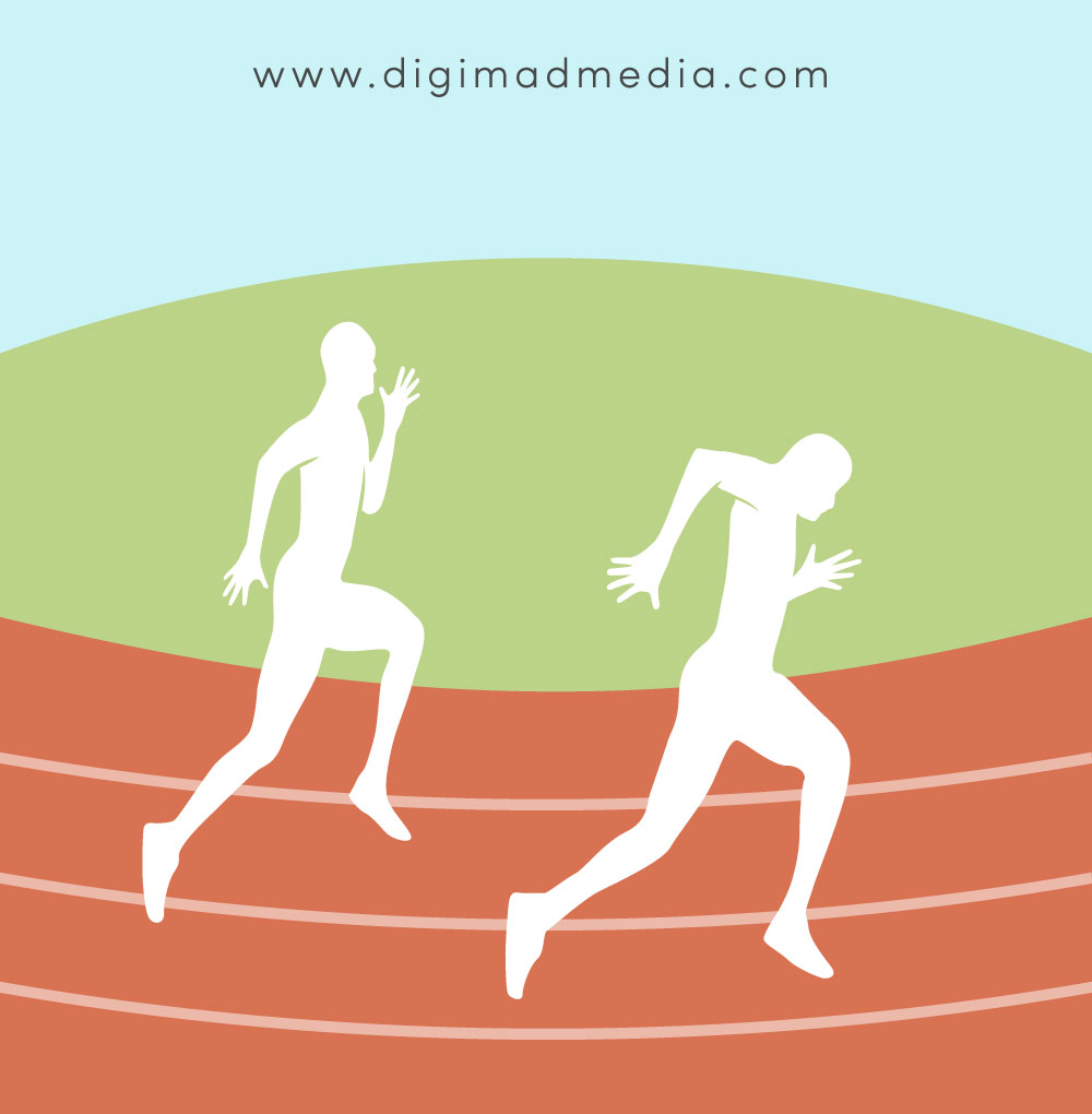 runners vector design