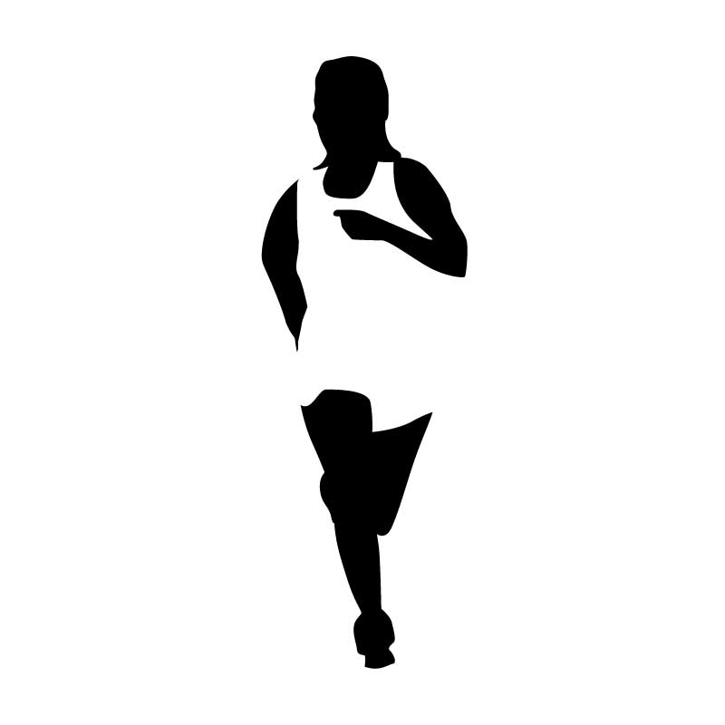 silhouette runner