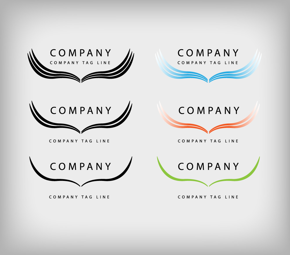 wing vector logo design