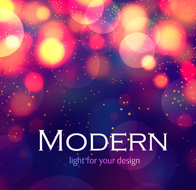 colorful bokeh background