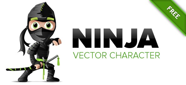 ninja vector character