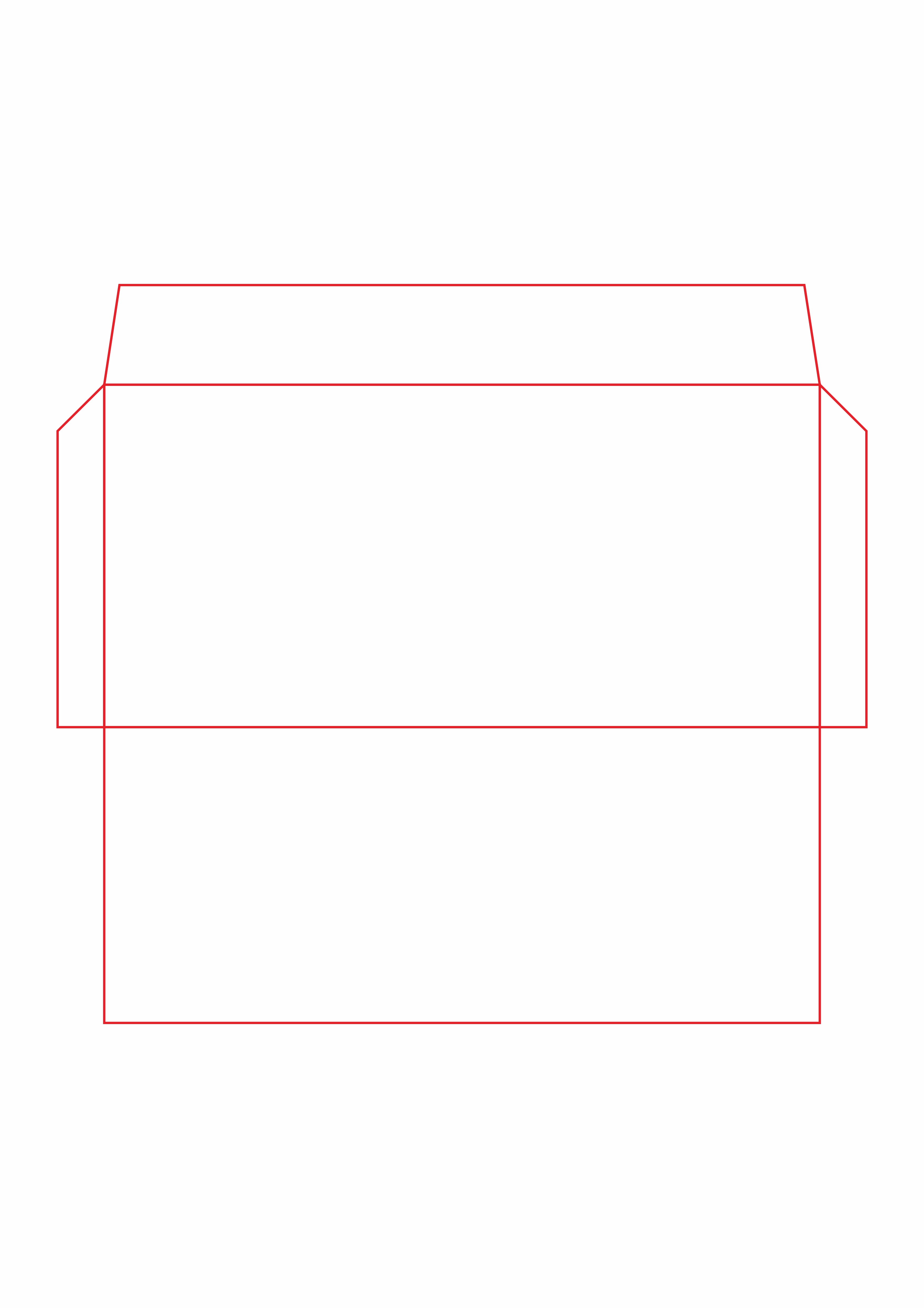 envelope template 10 line