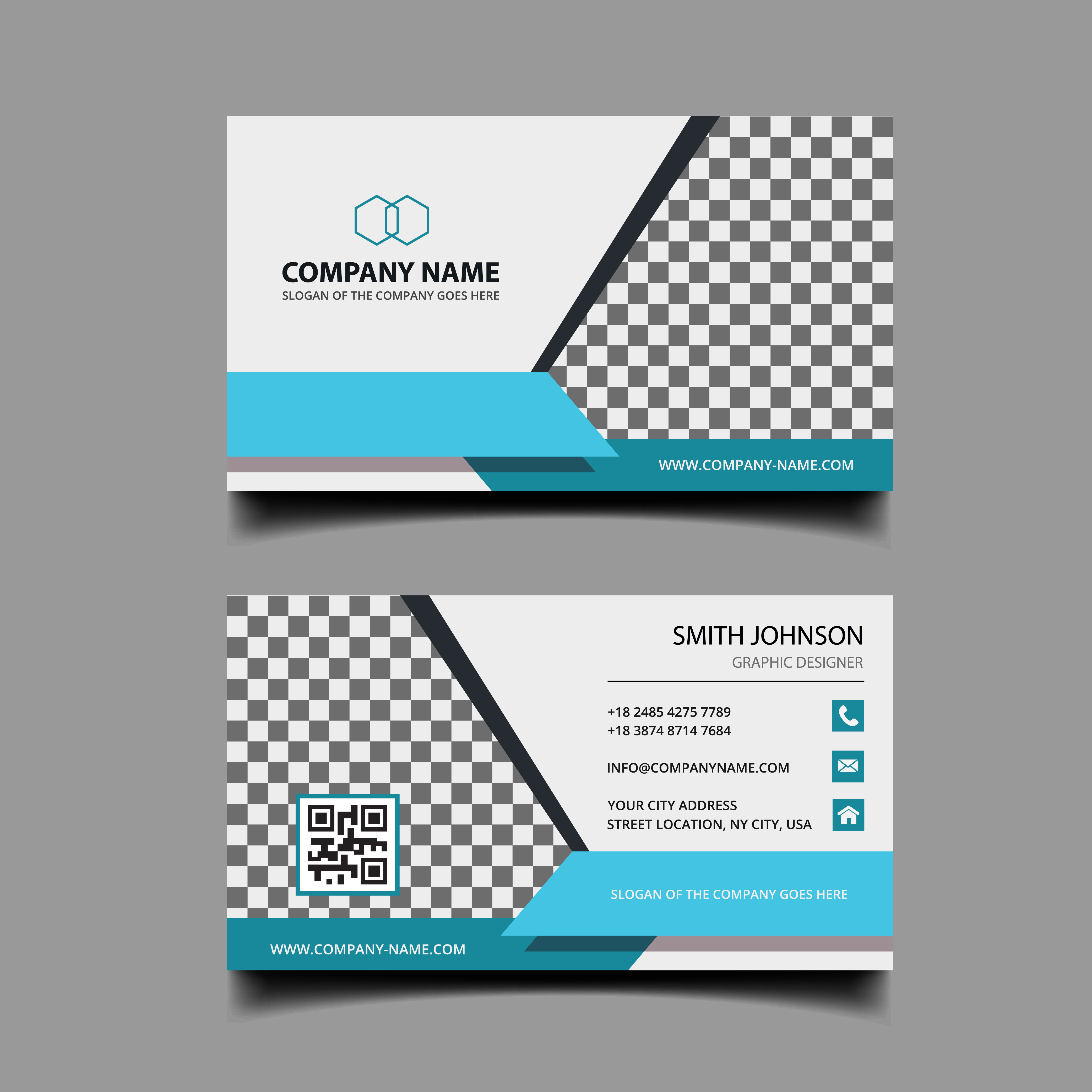 modern business card template