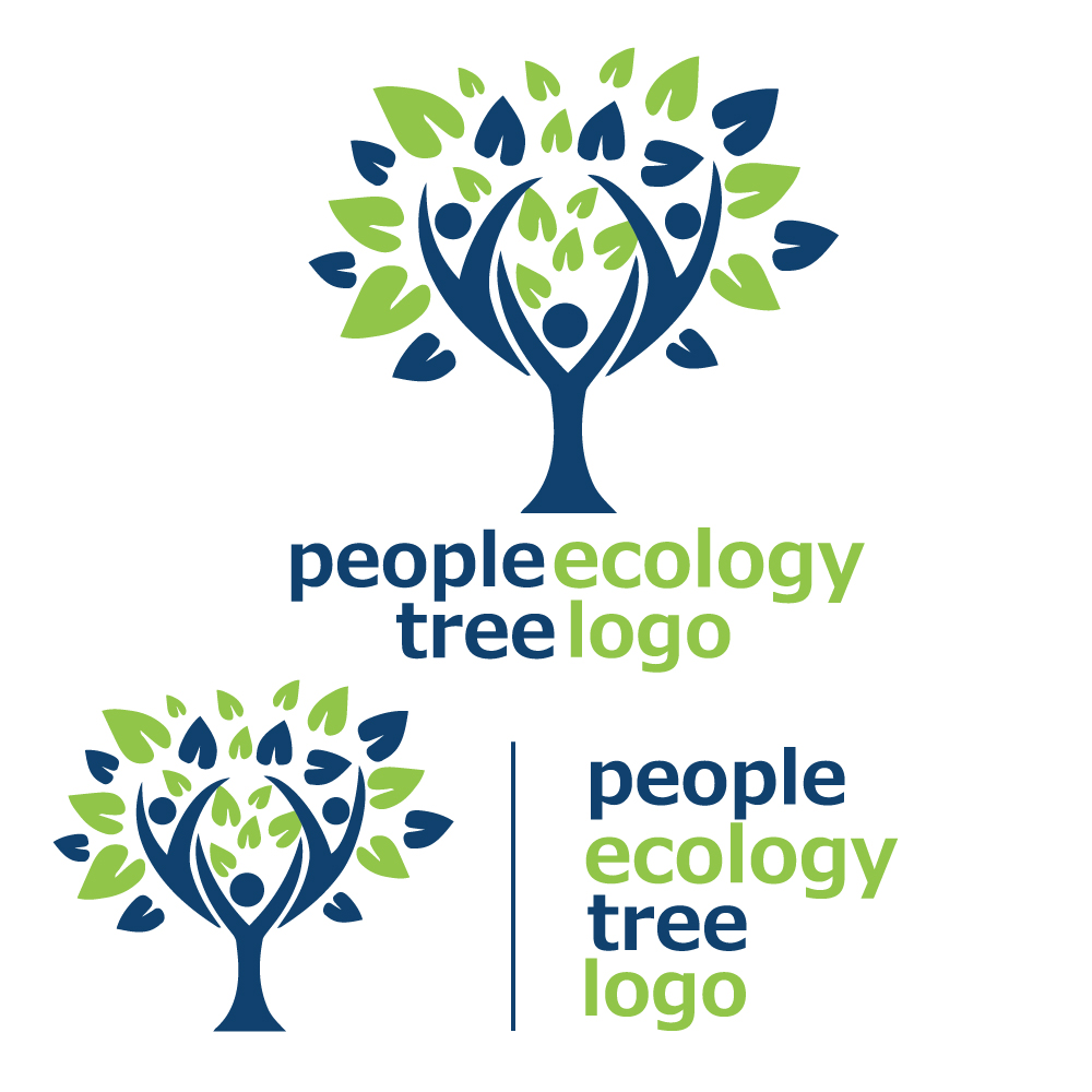 people ecology tree logo 7