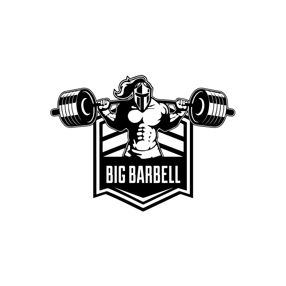 big barbell illustration