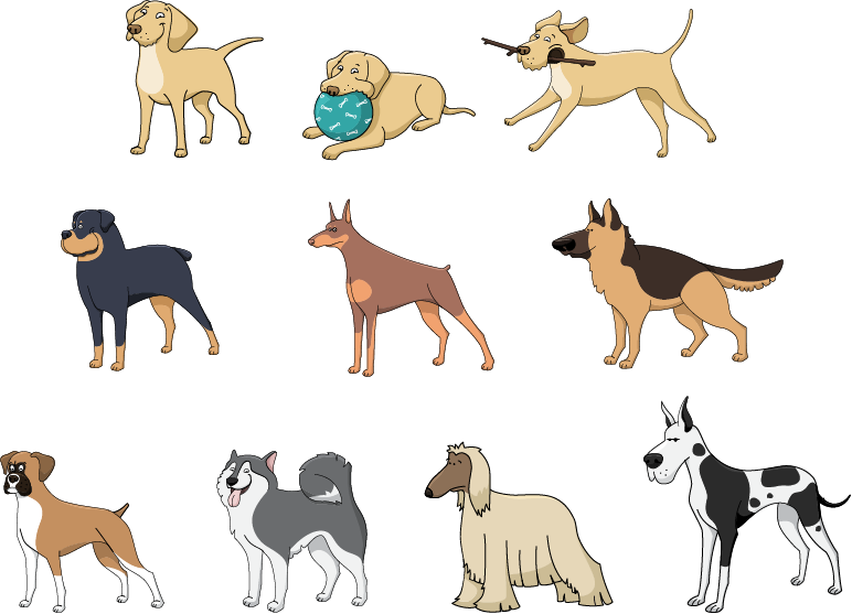 vector dogs vol4