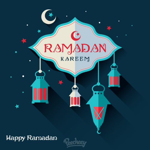 ramadan holiday greeting card