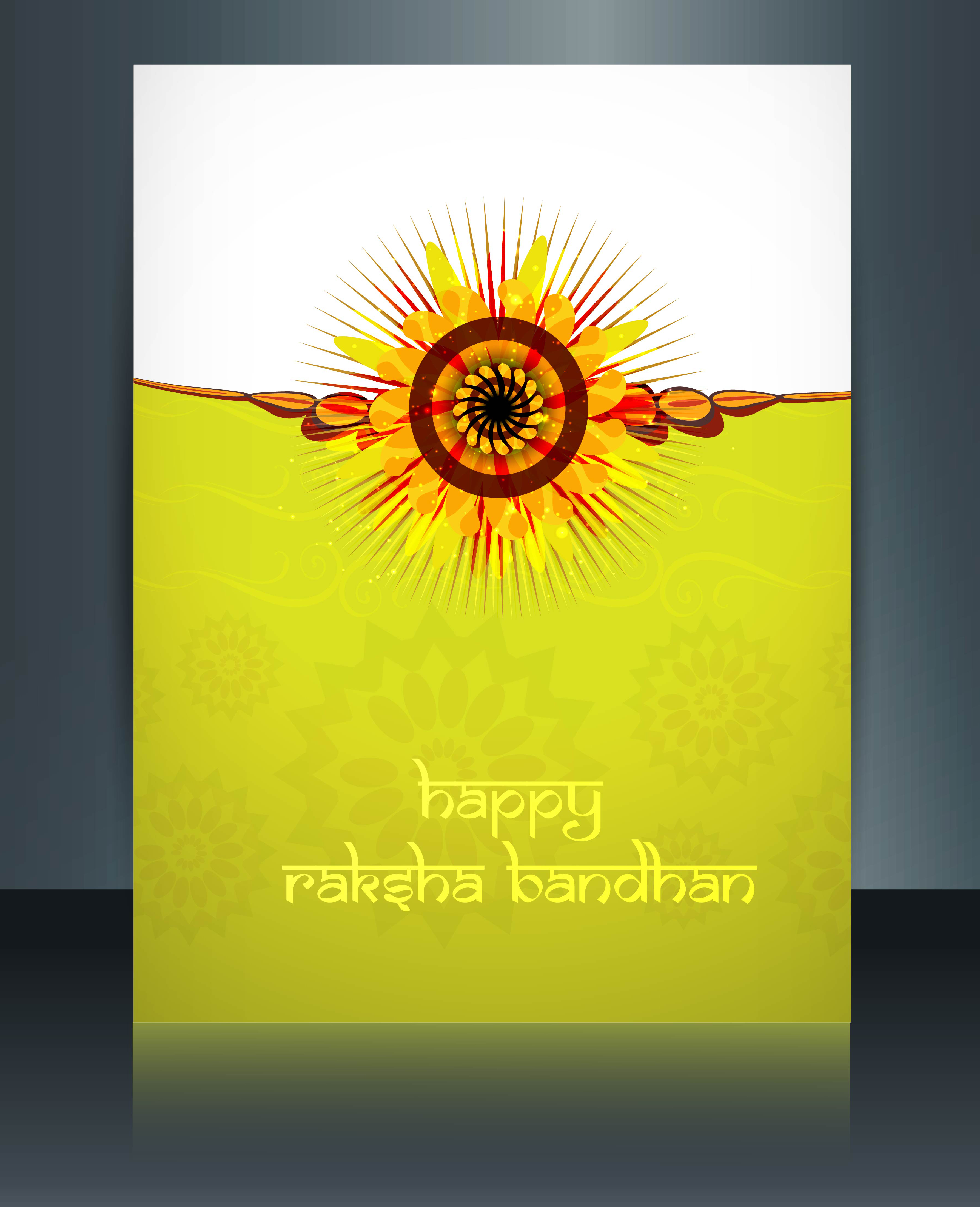 beutiful template celebration colorful raksha bandhan festival illustration vector