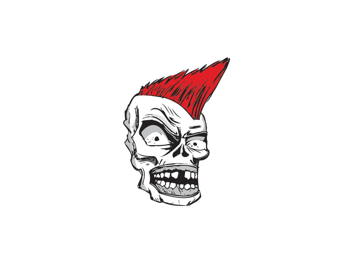 punk skull