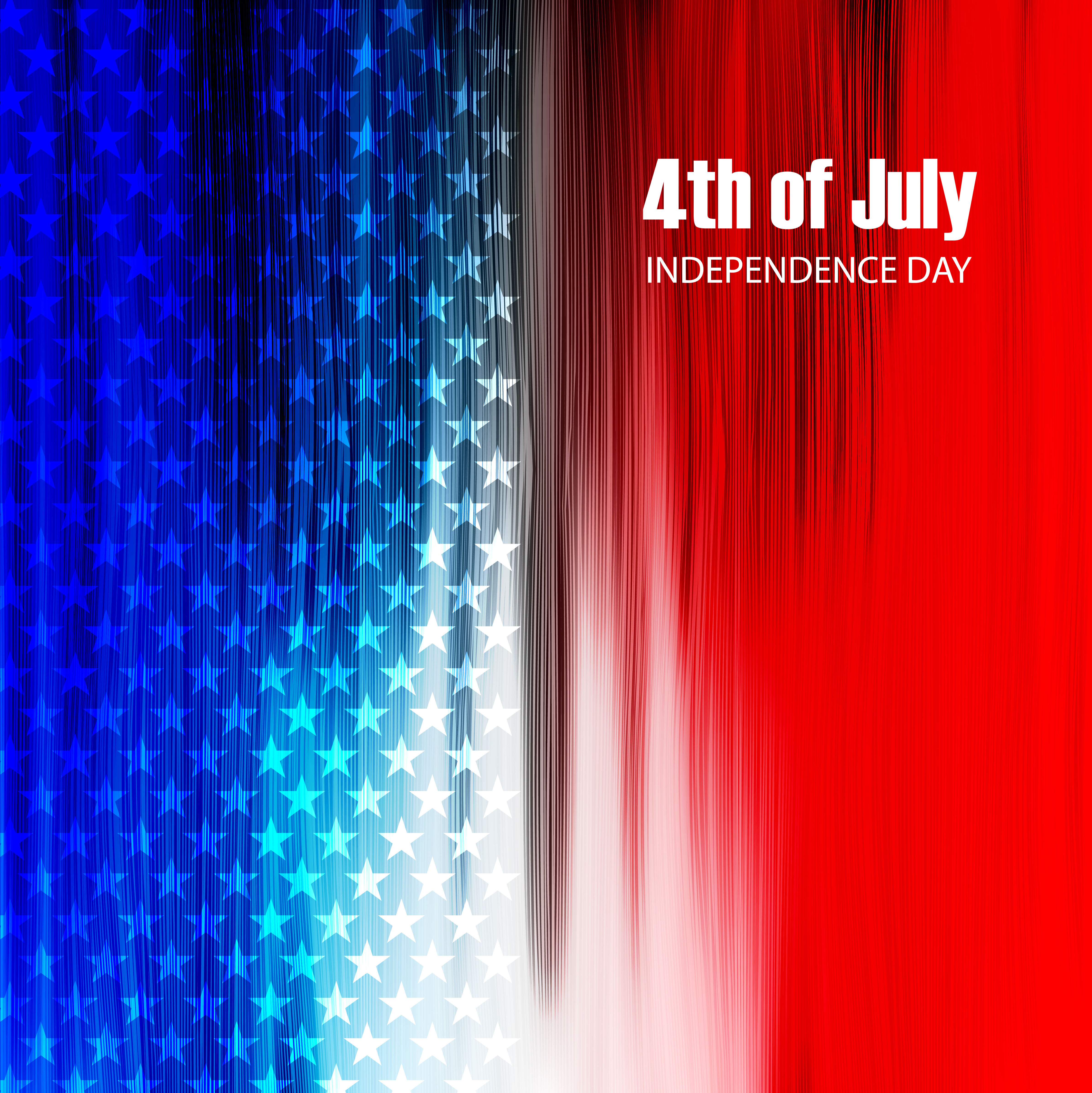 4th of july united states of america beautiful background vector