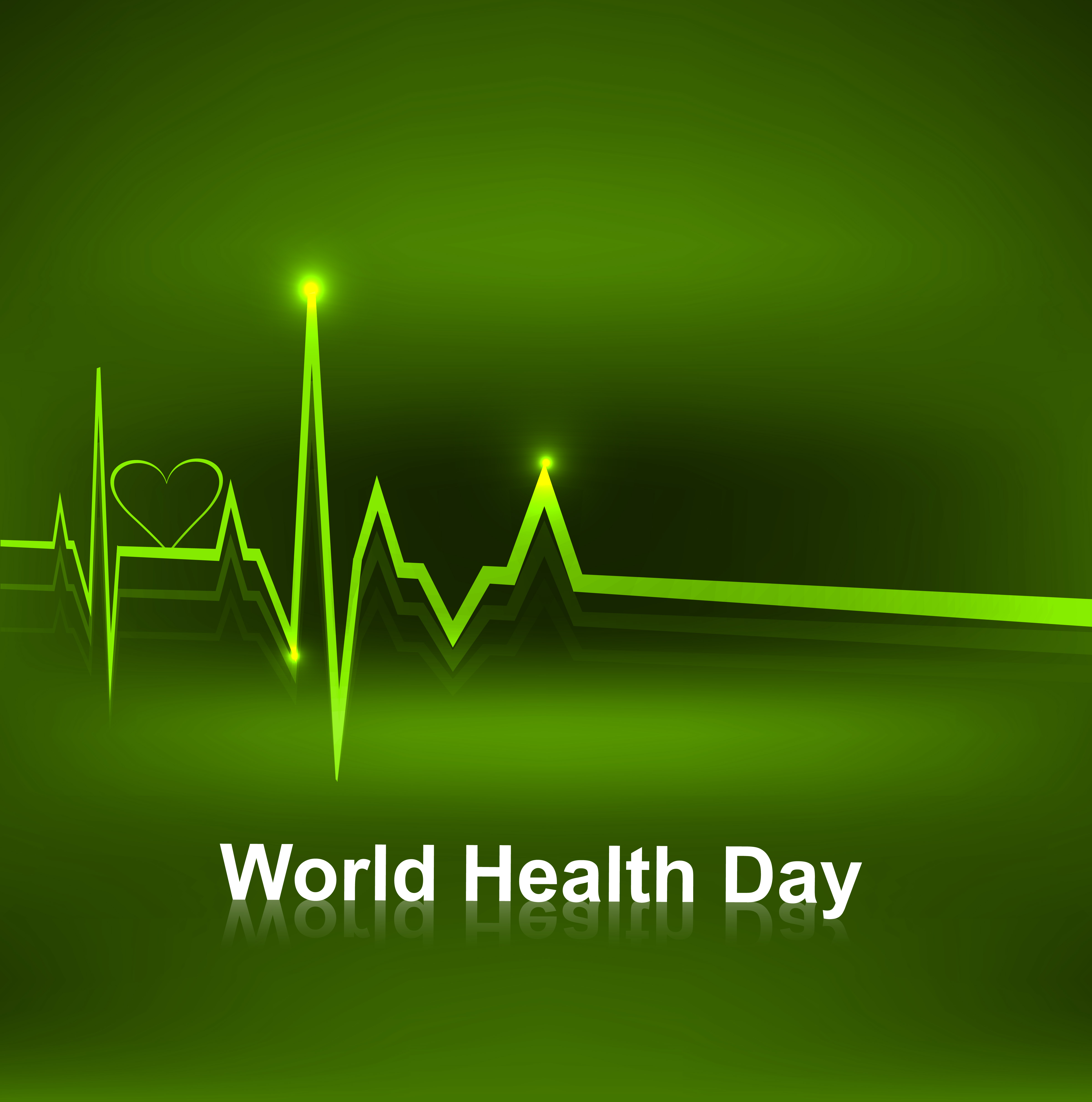 beautiful vector concept medical bright colorful world health day background