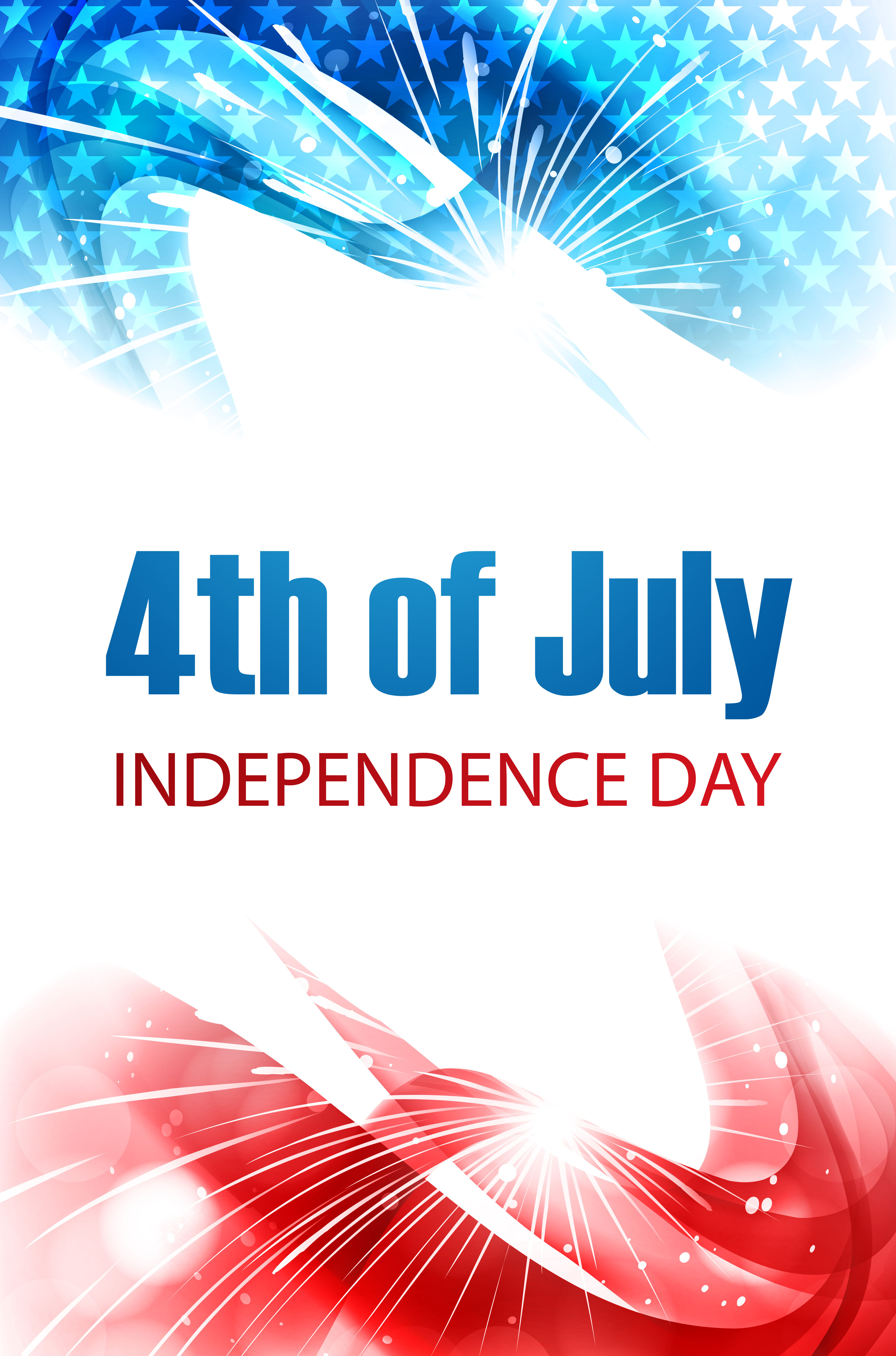 4th of july united states of america beautiful background vector