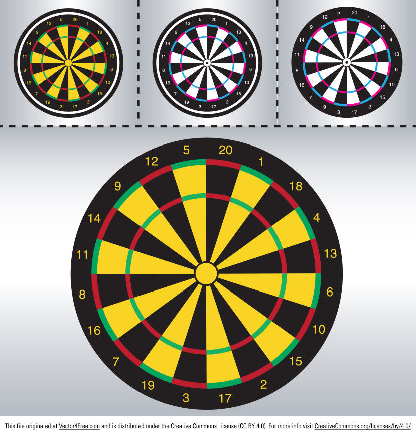 dart board vectors