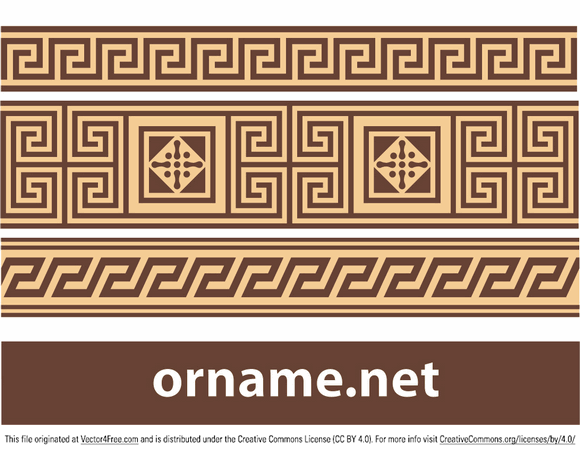 free vector greek ornament