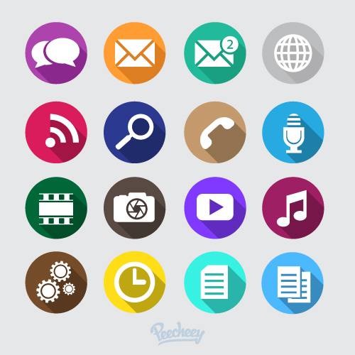 mobile phone icons