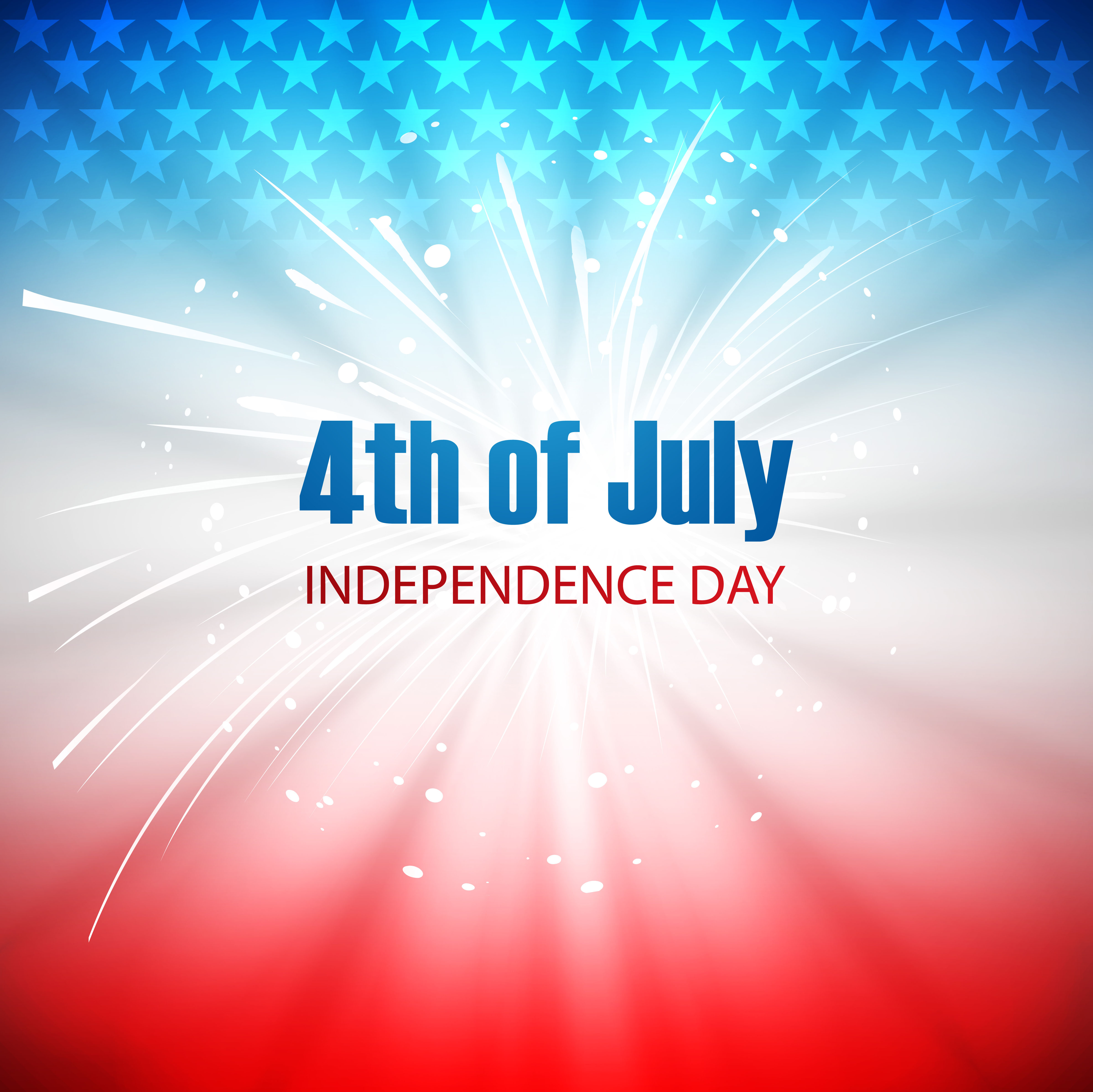 4th of july united states of america beautiful background vector